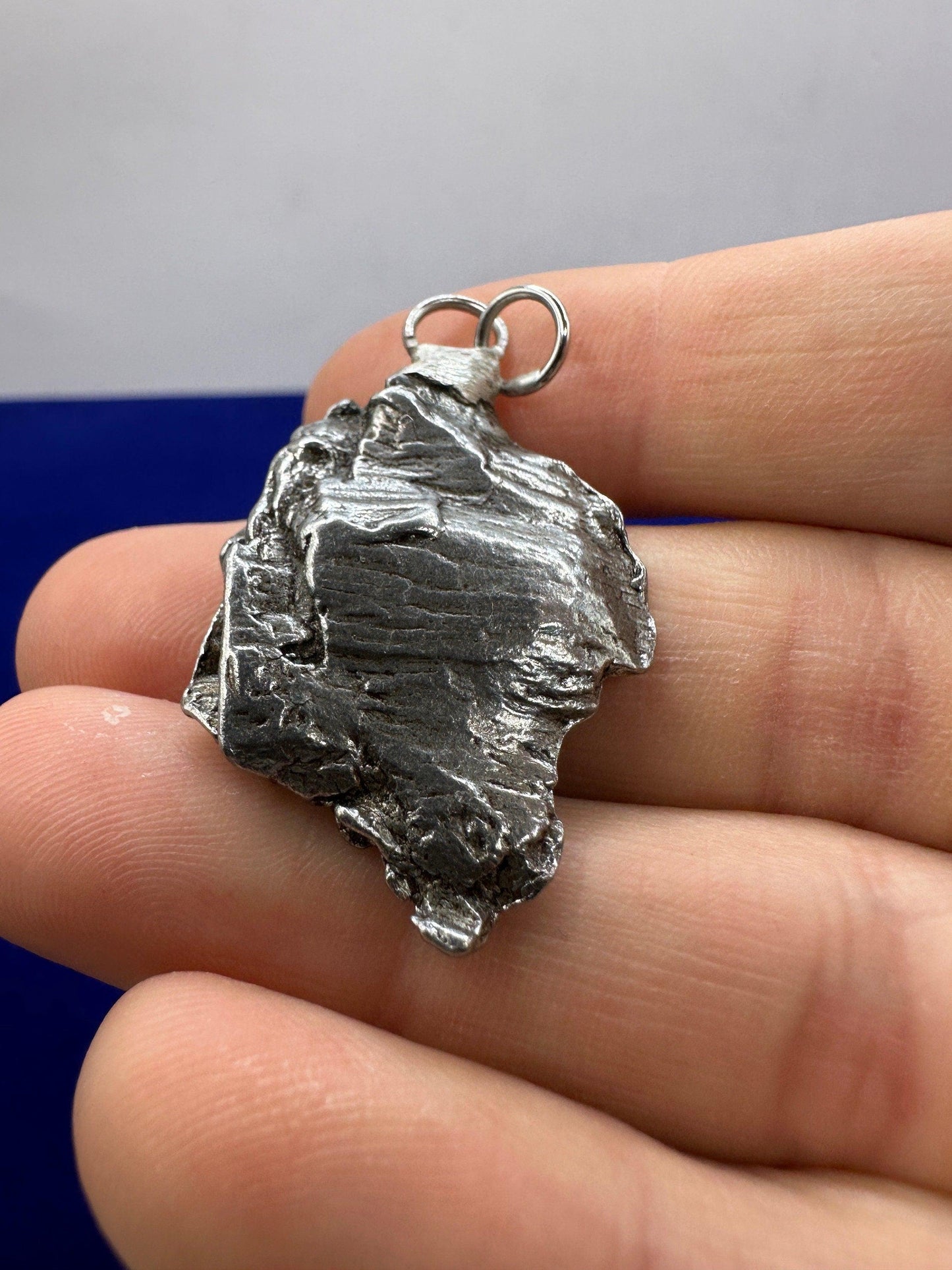 Beautiful Aletai Meteorite Pendant, 12.73 grams, Astronomy Gift, Authentic Meteorite, Meteorite Jewelry, Meteorite Pendant, COA, Space Gift