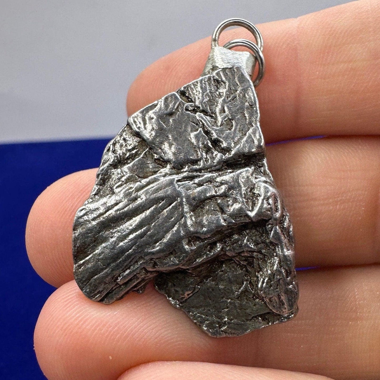 Beautiful Aletai Meteorite Pendant, 20.89 grams, Astronomy Gift, Authentic Meteorite, Meteorite Jewelry, Meteorite Pendant, COA, Space Gift