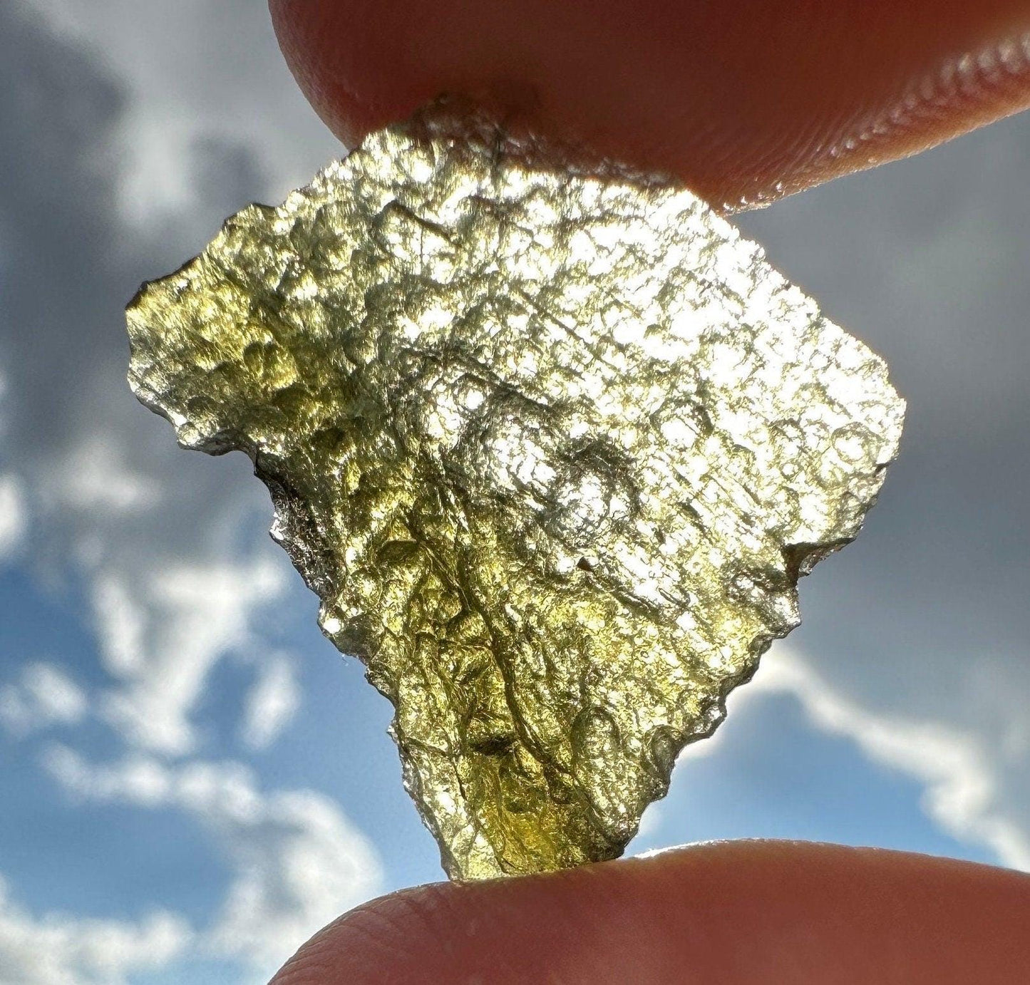 Moldavite Tektite Specimen, High Quality, Transformation, Manifestation, Reiki, Athentic, Moldavite Crystal, 1.82 grams|9.1 carats