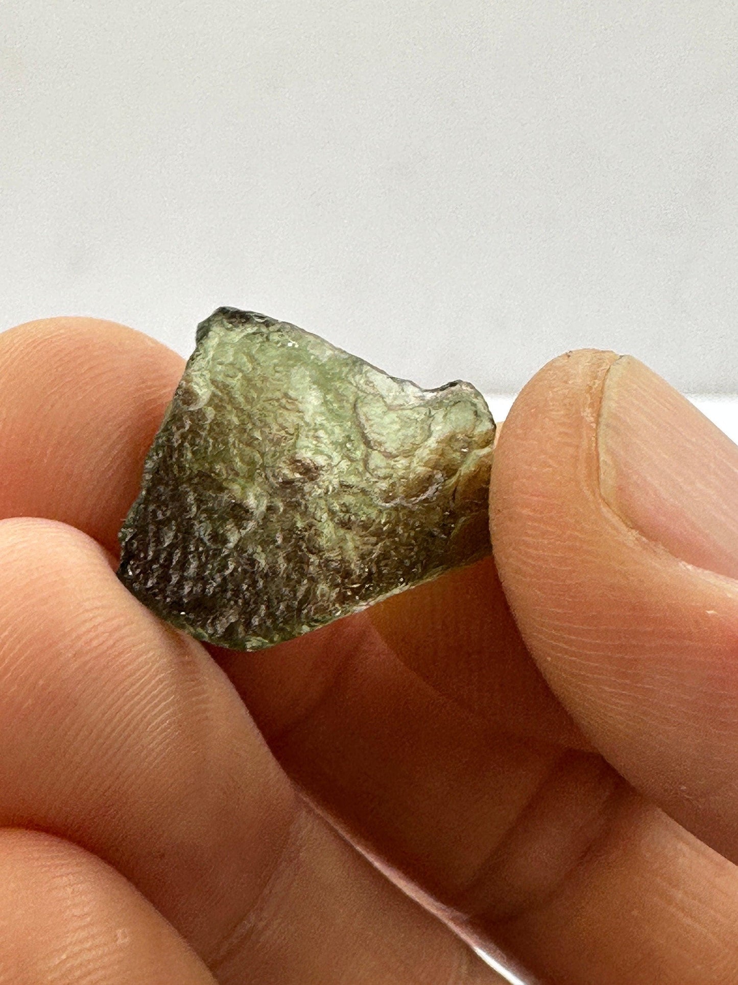 Moldavite Tektite Specimen, High Quality, Transformation, Manifestation, Reiki, Authentic Moldavite Specimen, 1.39 grams|6.95 carats