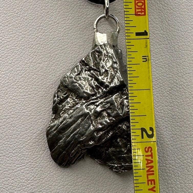 Beautiful Aletai Meteorite Pendant, 20.89 grams, Astronomy Gift, Authentic Meteorite, Meteorite Jewelry, Meteorite Pendant, COA, Space Gift