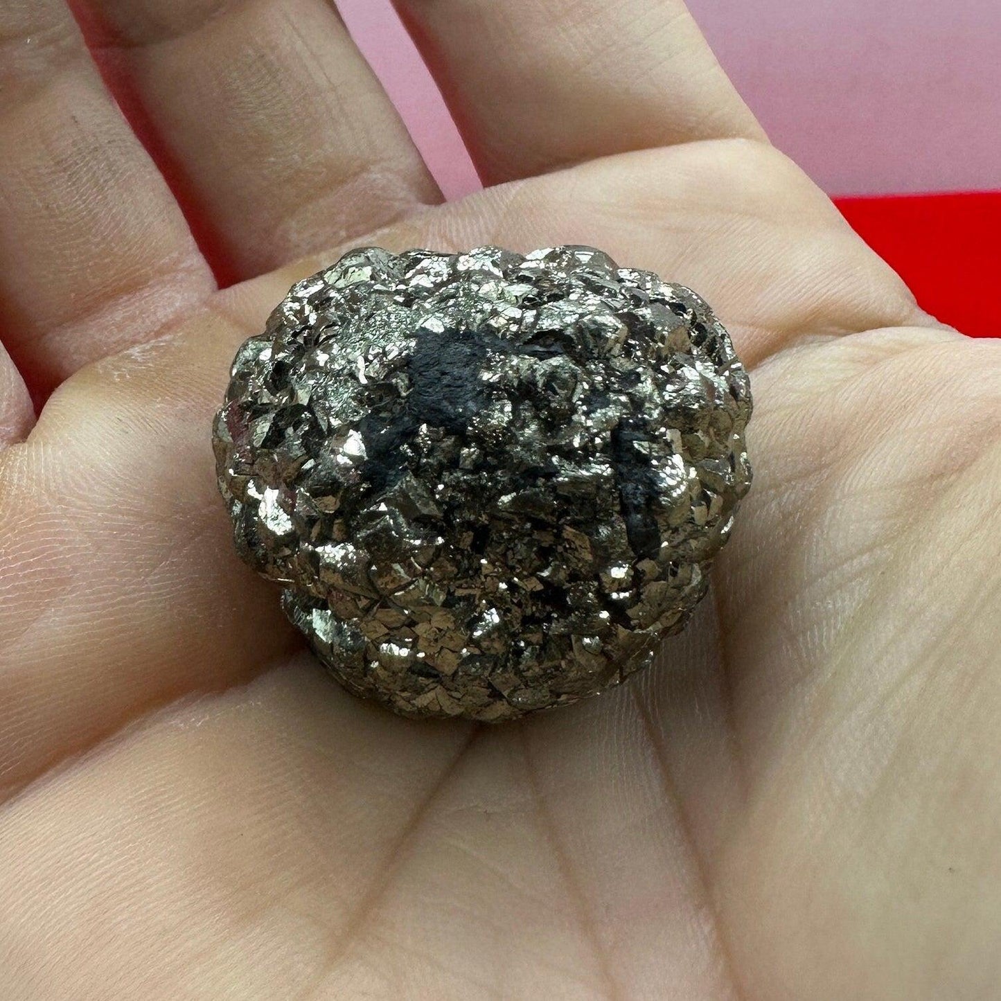 Golden Prophecy Stone, Rare and Unique, Marcasite Nodule, Crystal of Protection, Pyrite, Reiki, Rock Collection, Transformation, 49.73 grams