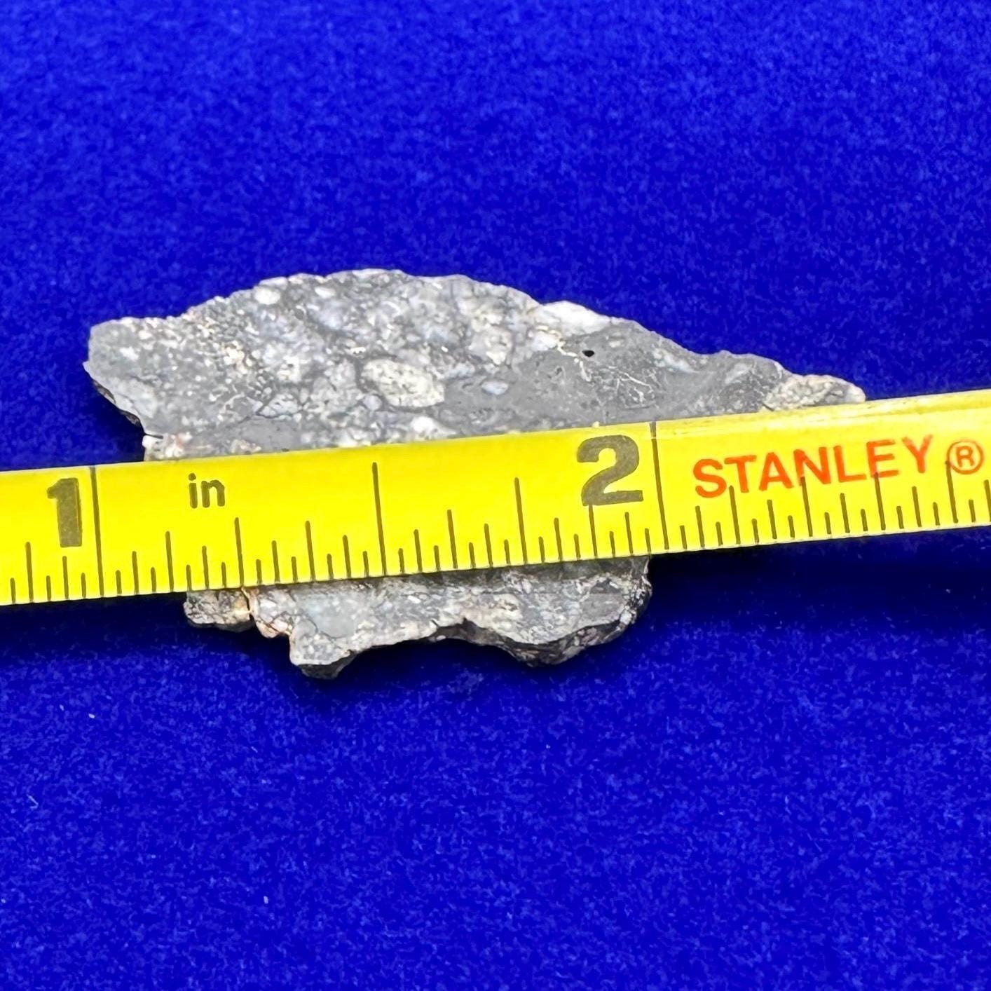 NWA 15583 Moon|Lunar Meteorite Slice, Feldspathic Breccia, Moon Meteorite, Meteorite Collection,Lunar Feldspathic Breccia, 3.48 grams