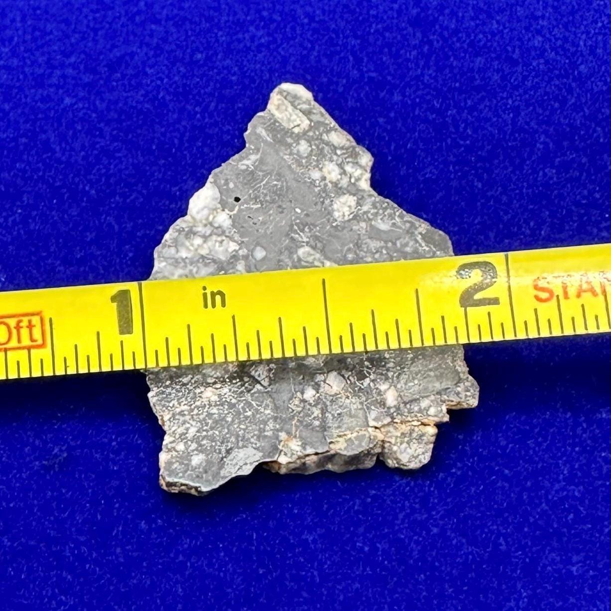 NWA 15583 Moon|Lunar Meteorite Slice, Feldspathic Breccia, Moon Meteorite, Meteorite Collection,Lunar Feldspathic Breccia, 3.48 grams