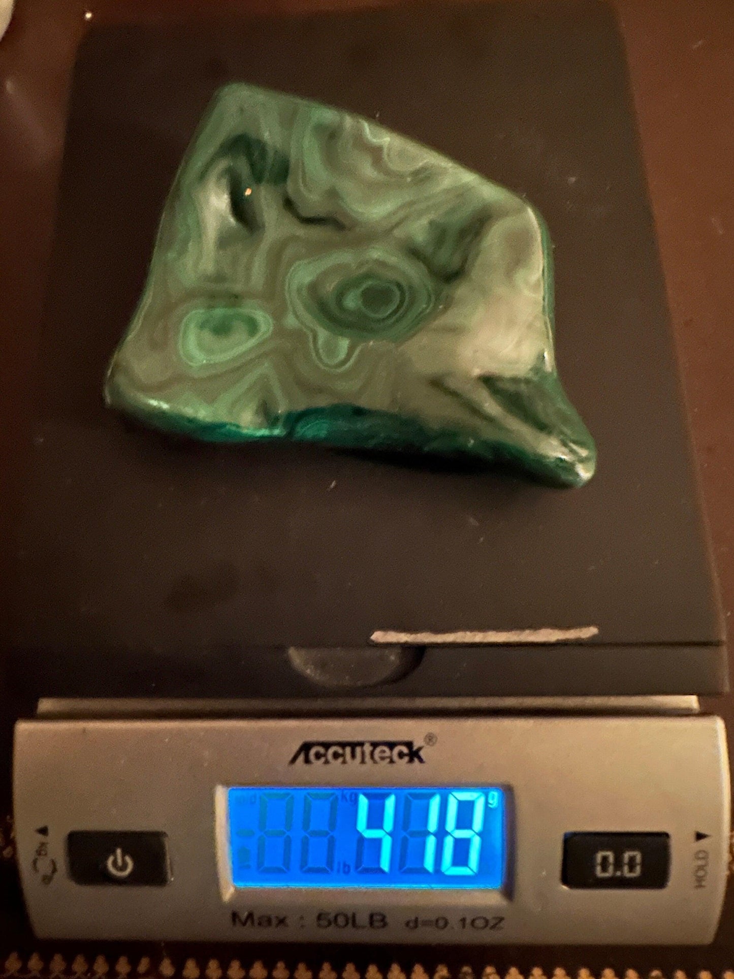 Polished Malachite Formation, Malachite Paperweight, Malachite Centerpiece, Heart Chakra, Excellent Quality, Protection, 418 grams, 14.7 oz