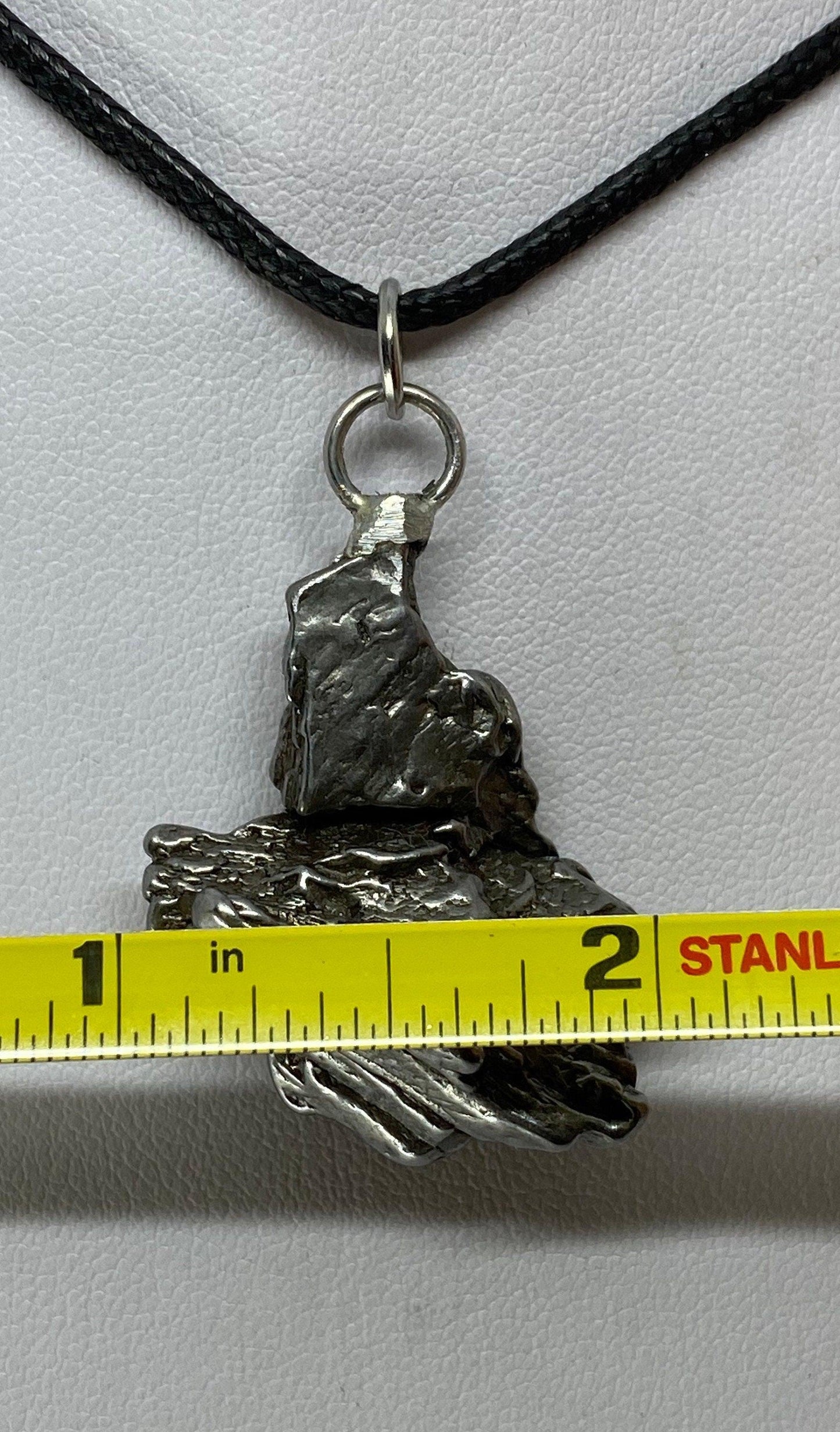 Meteorite Campo del Cielo Pendant 22.43 grams, Beautiful and unique meteorite formation, a gift from the cosmos