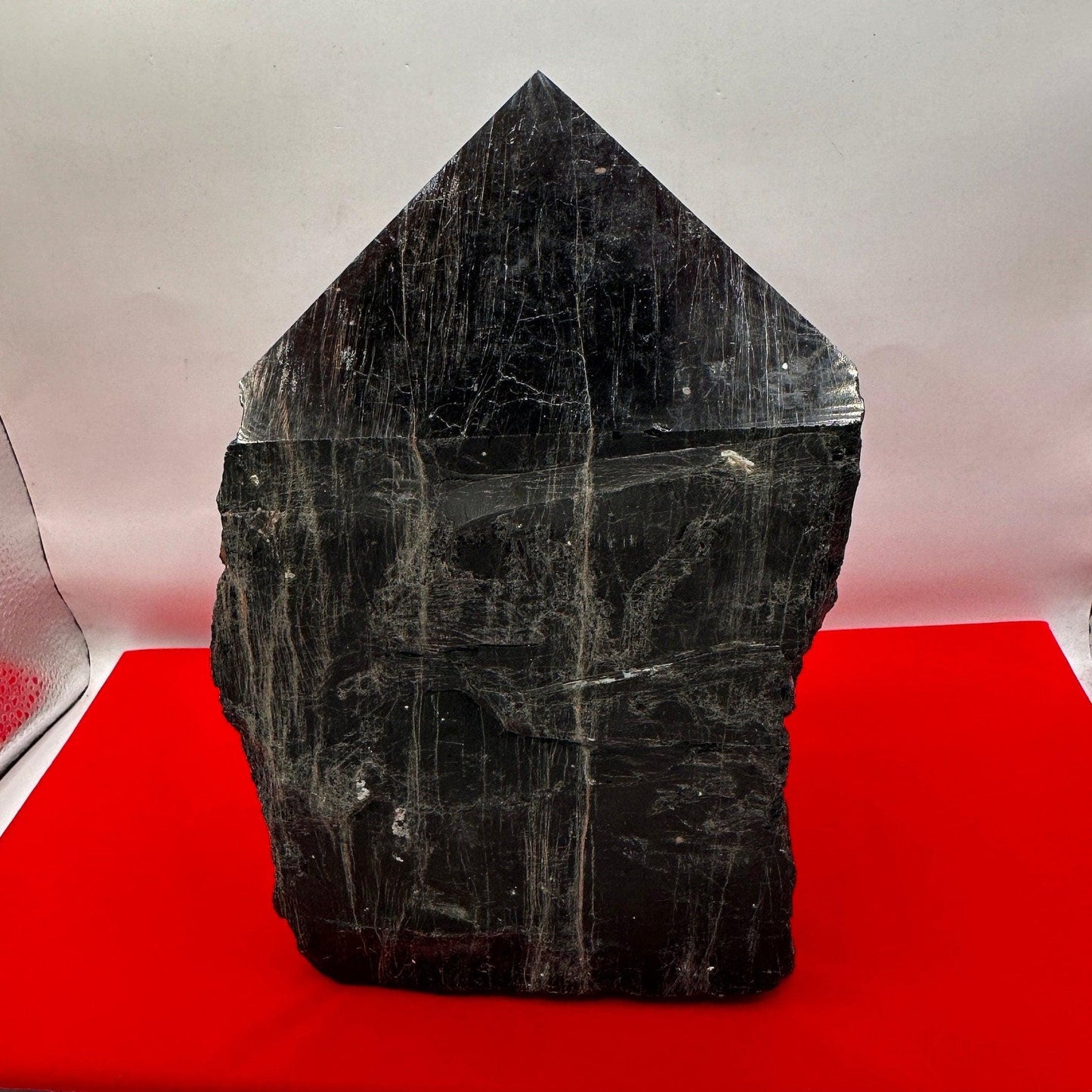 Black Tourmaline uncut natural stone, Beautiful and I cute, Psychic Protection, Rock Collection, Office Decor, Home Decor, 10 lb 8.3 ounces