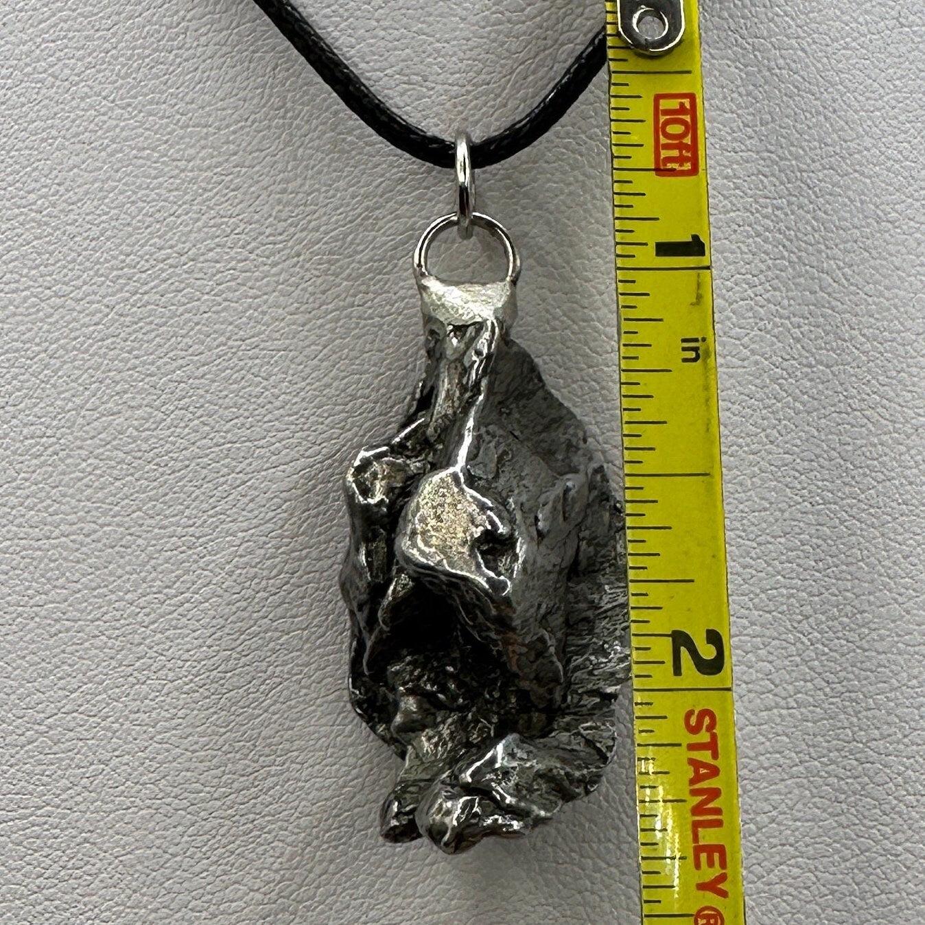 Beautiful Meteorite Campo del Cielo Pendant 18.86 grams, Astronomy Gift, Authentic Meteorite, Meteorite Jewelry, Meteorite Pendant, COA