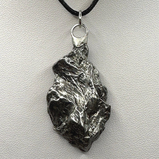 Beautiful Meteorite Campo del Cielo Pendant 32.20 Grams, Astronomy Gift, Authentic Meteorite, Meteorite Jewelry, Meteorite Pendant, COA