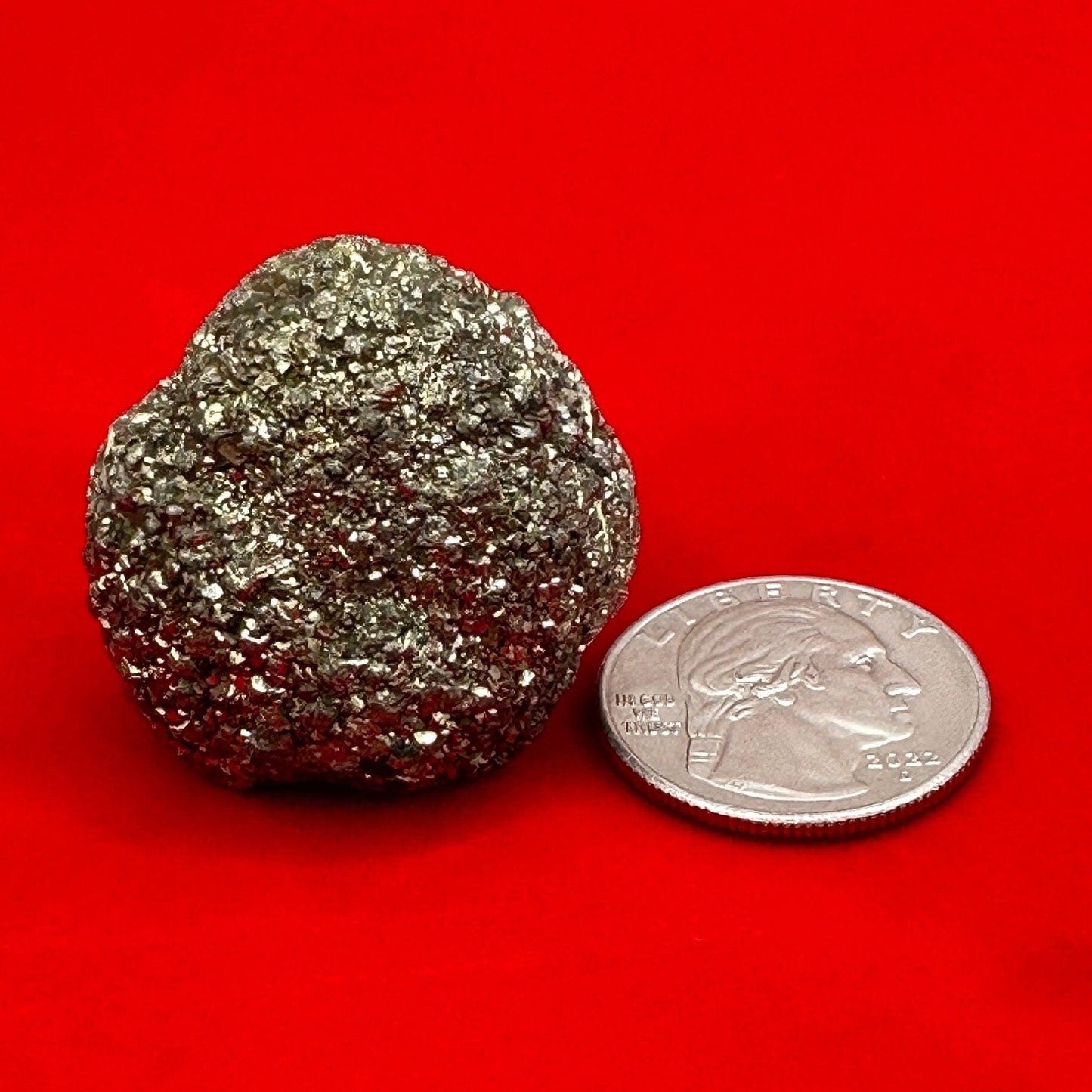 Golden Prophecy Stone, Rare and Unique, Marcasite Nodule, Crystal of Protection, Pyrite, Reiki, Rock Collection, Transformation, 64.49 grams