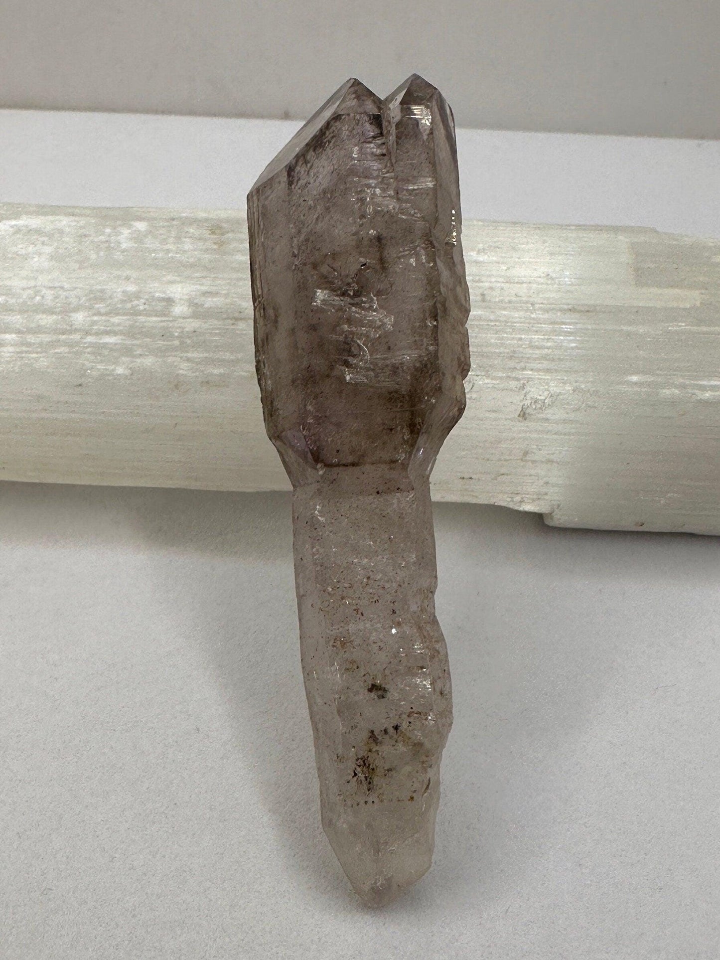 Shangaan Amethyst Scepter Crystal, Twin Quartz, Amethyst Scepter, Zimbabwe, Reiki Healing, 37.99 Grams