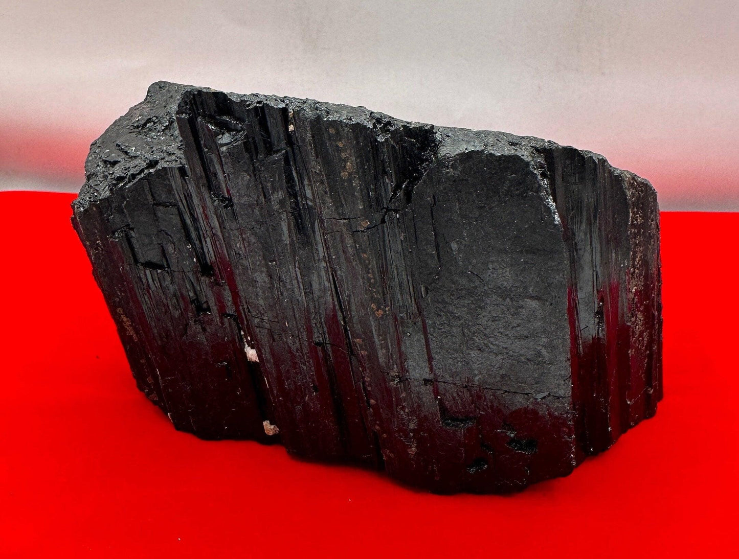 Black Tourmaline uncut natural stone, Brazilian Tourmaline, Psychic Protection, Rock Collection, Office Decor, Home Decor, 6 lb 2.0 ounces