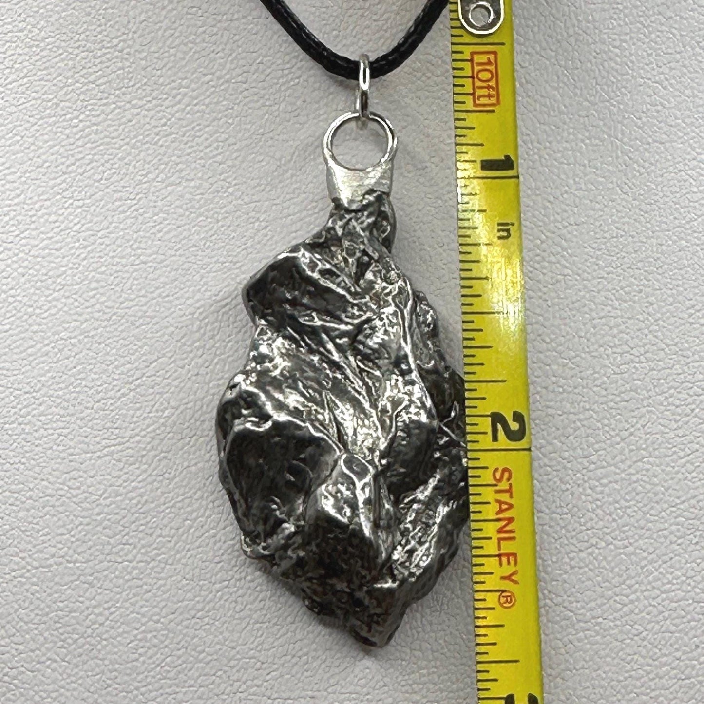 Beautiful Meteorite Campo del Cielo Pendant 32.20 Grams, Astronomy Gift, Authentic Meteorite, Meteorite Jewelry, Meteorite Pendant, COA