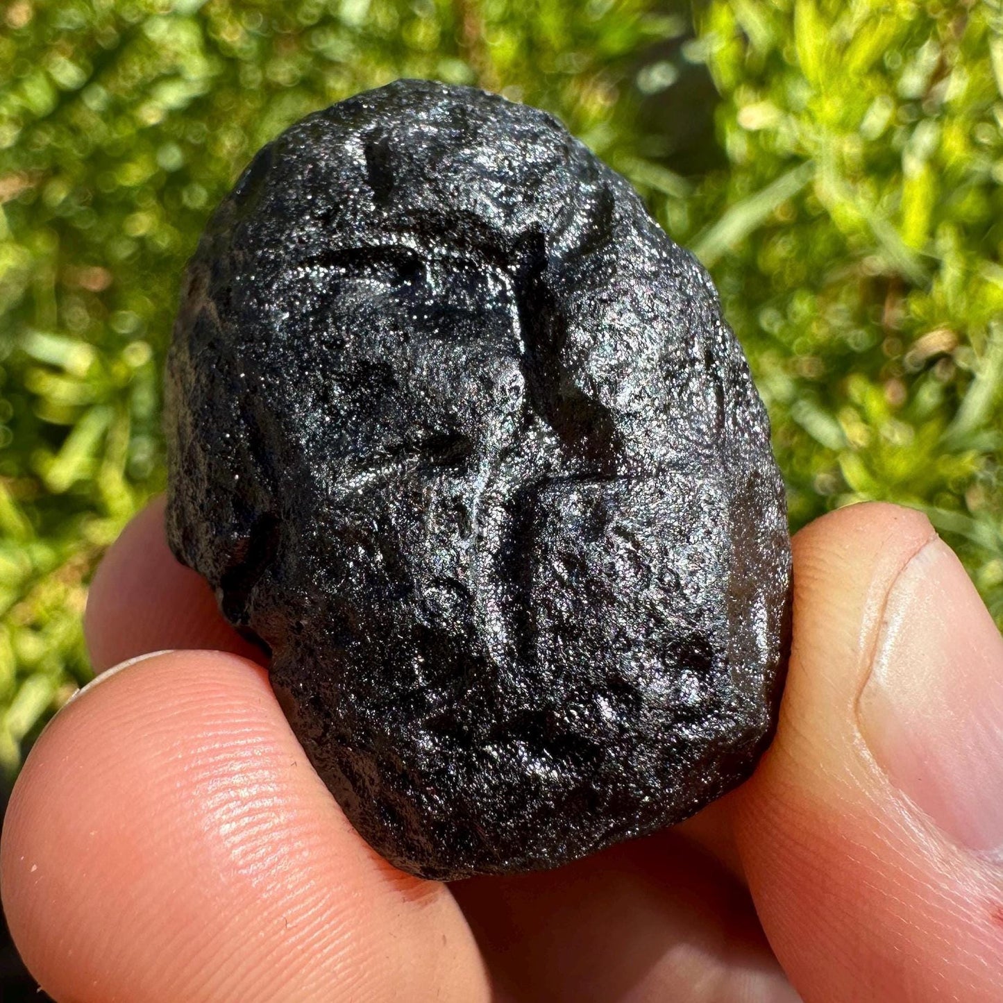 Colombianite Specimen, Beautiful and Translucent, Shamanic, Tektite, Pseudotektite, Obsidian, Healing Energy, Metaphysical, 24.82 grams