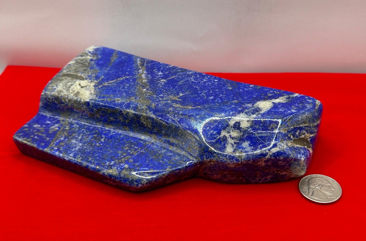 Beautiful High Quality Lapis Lazuli Stone Slab, Rock Collection, Home Decor, Reiki, Throat Chakra, Energy Work, 3 lbs 3.0 ounces