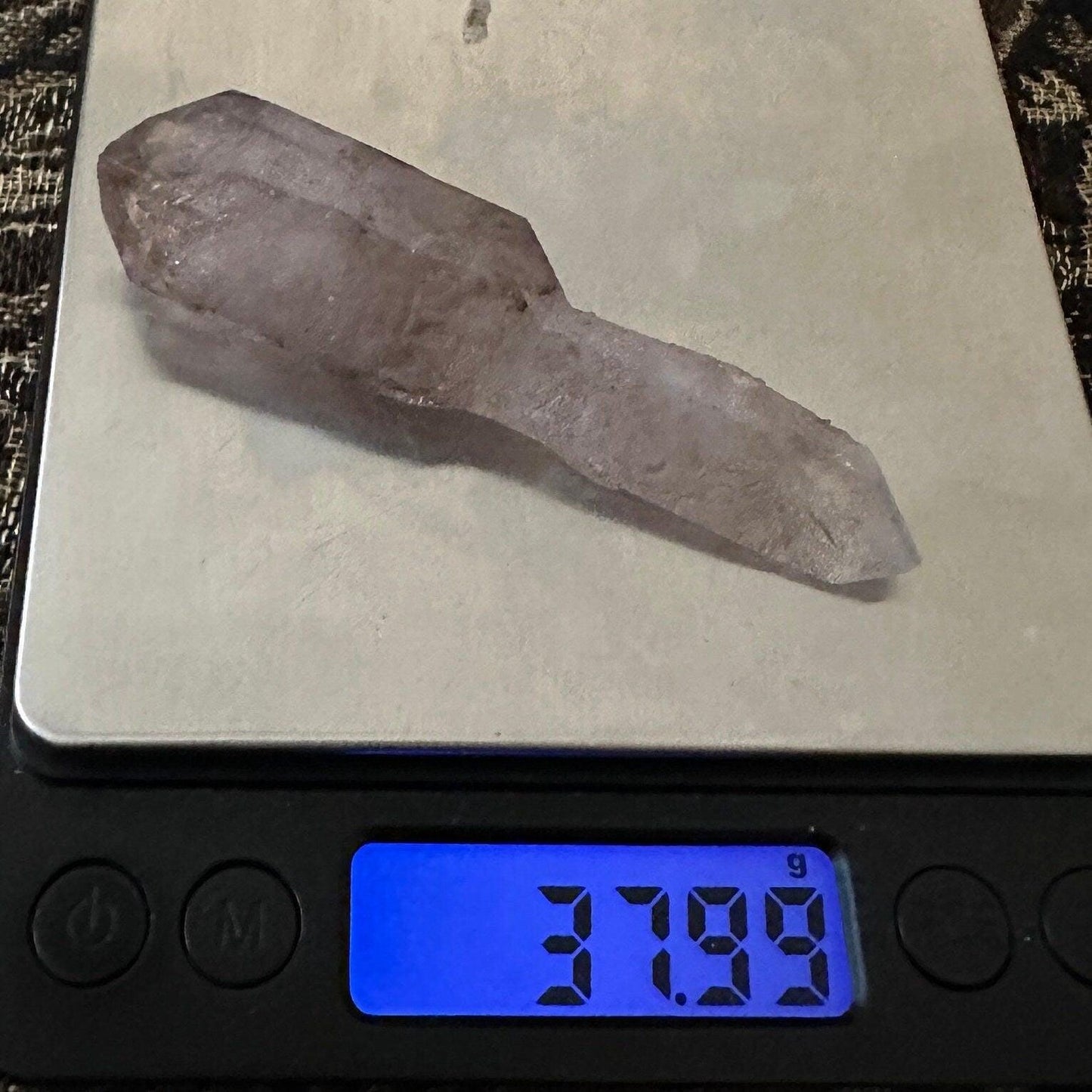 Shangaan Amethyst Scepter Crystal, Twin Quartz, Amethyst Scepter, Zimbabwe, Reiki Healing, 37.99 Grams