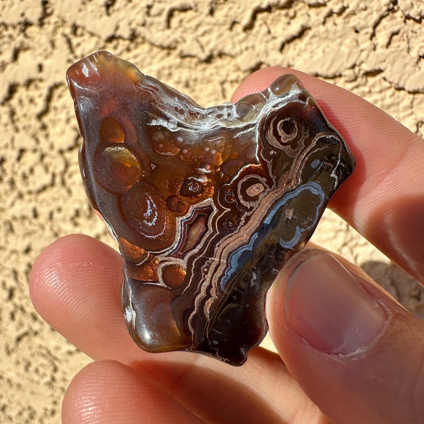 Fire Agate from Mexico, Fire Agate, Sexual Energy, Will Power, Agate, Agate, Reiki Energy, 21.87 grams|109.35 carats