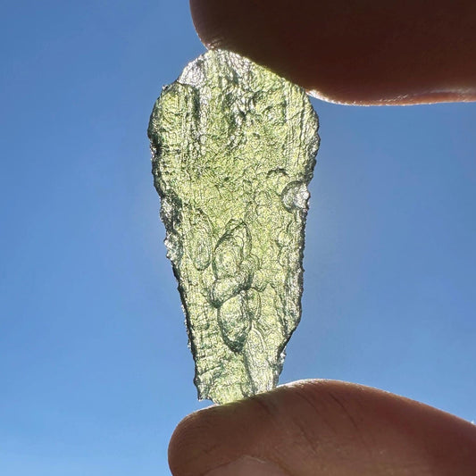 Moldavite Tektite Specimen, High Quality, Transformation, Manifestation, Reiki, Athentic, Moldavite Crystal, 3.55 grams|17.75 carats