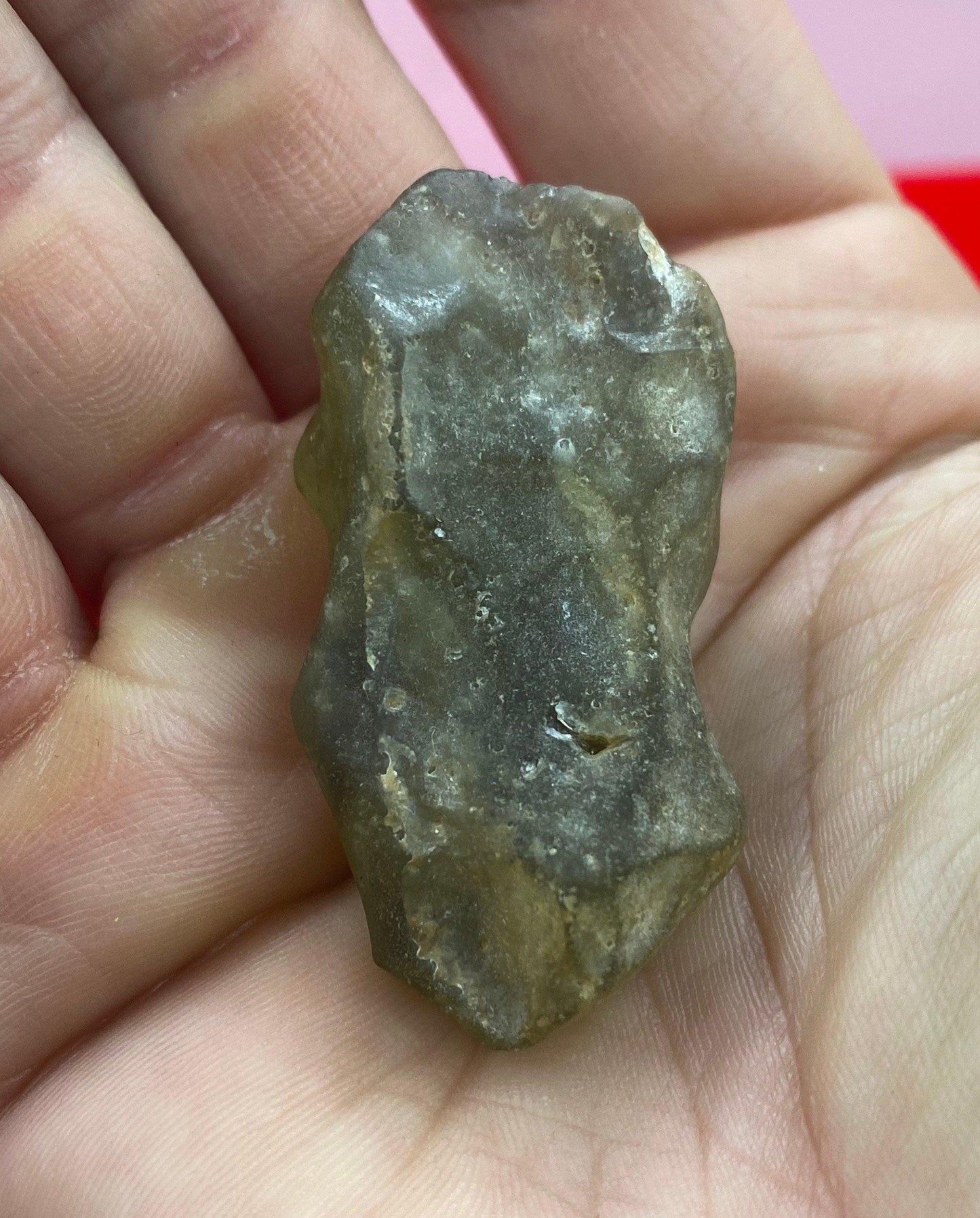 Beautiful Green Libyan Desert Glass, Tektite, Golden Moldavite, Manifestation Talisman, With sand grains, Astronomy gift, 21.00 grams