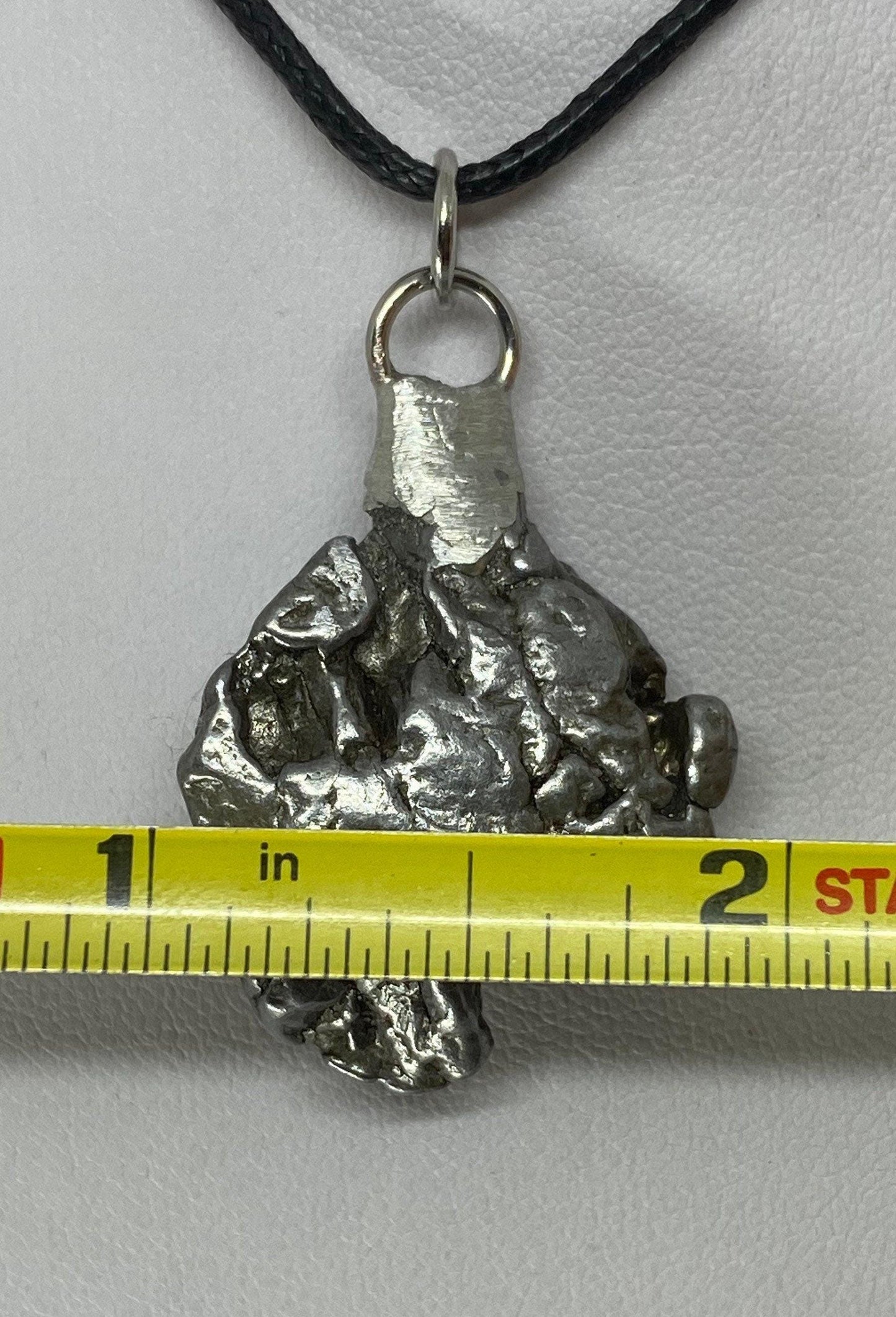 Campo del Cielo Meteorite Pendant: Authentic Iron Meteorite Jewelry, Space Gift, 22.36 grams