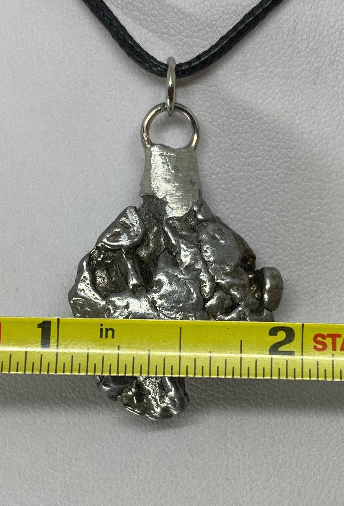 Campo del Cielo Meteorite Pendant: Authentic Iron Meteorite Jewelry, Space Gift, 22.36 grams