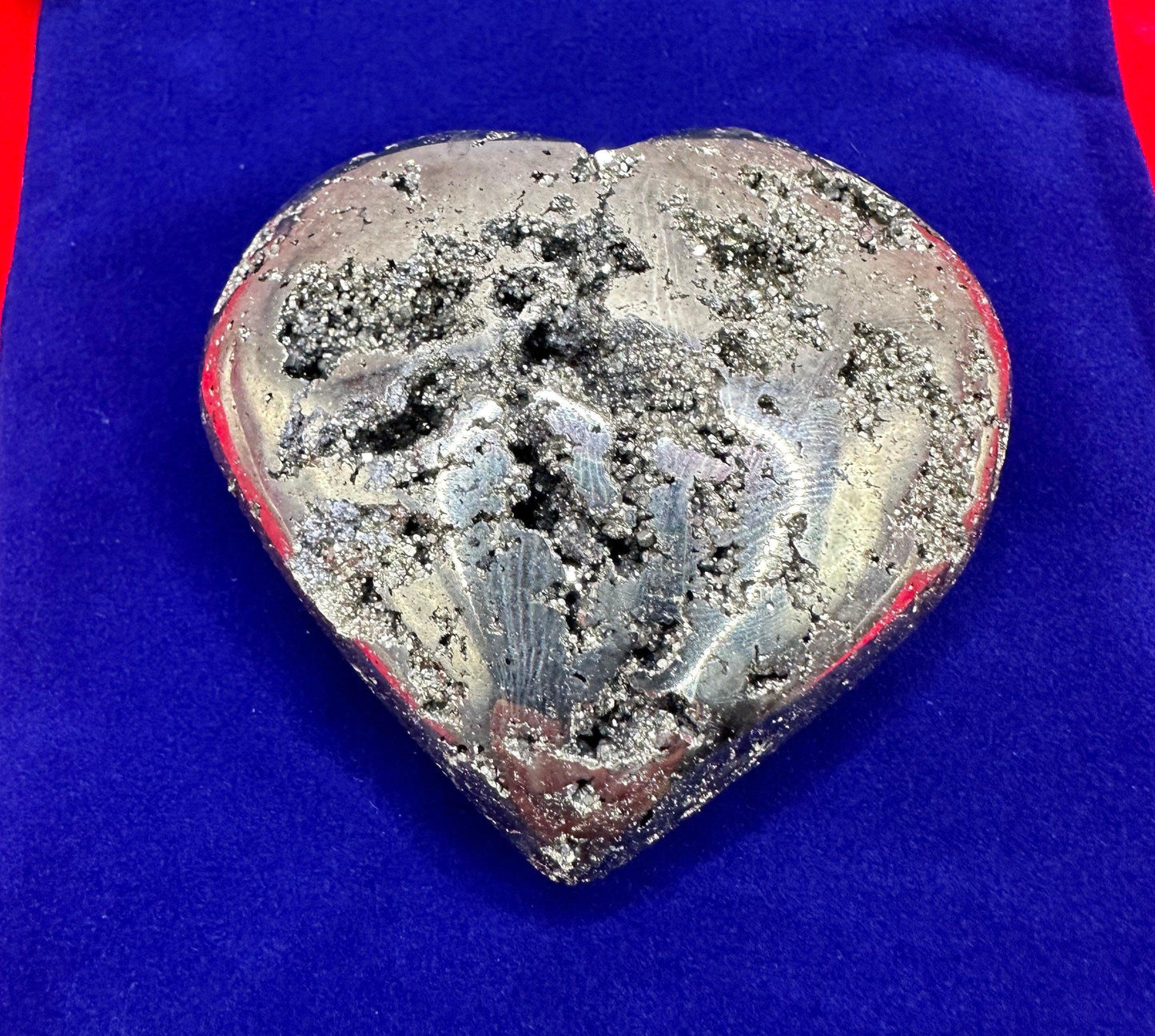 Pyrite Heart, Beautiful Pyrite, Heart Shaped, Balance, Heart, Arizona Pyrite, willpower, Mothers Day Gift, Fools Gold, 8.8 ounces