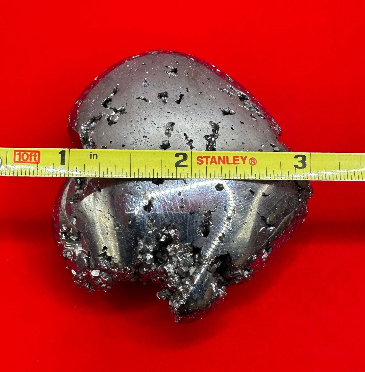 Pyrite Heart, Beautiful Pyrite, Heart Shaped, Balance, Heart, Arizona Pyrite, willpower, Mothers Day Gift, Fools Gold, 8.8 ounces