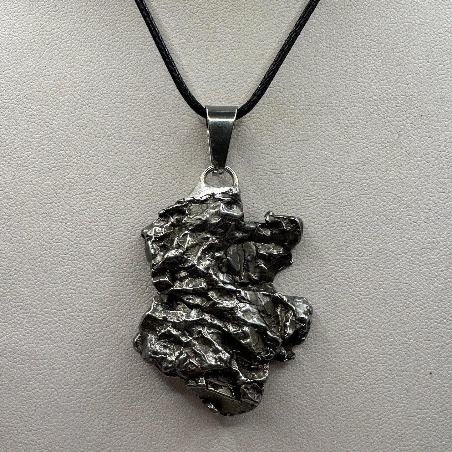 Unique and Rare Campo del Cielo Meteorite Pendant 36.17 grams, Astronomy Gift, Rare Moving Piece, Iron Meteorite, Space Gift, Space