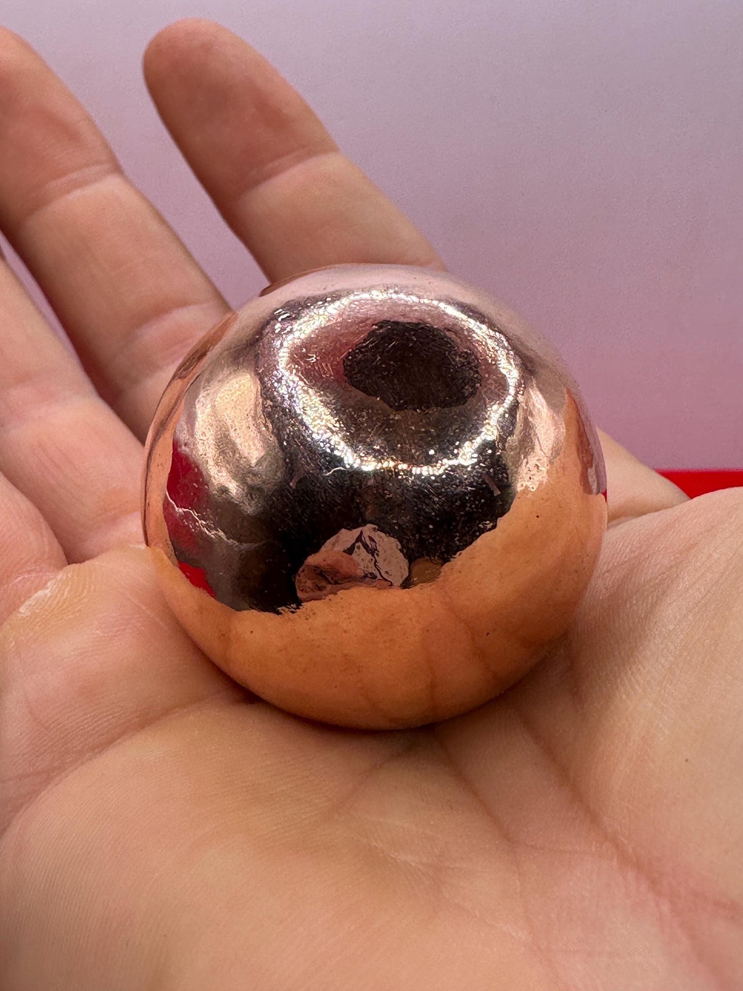 Copper Ball, Copper Sphere, Michigan Copper, High Quality, Copper Gift, Keweenaw Copper, Arthritis, Michigan Gift, Copper, 10.3 Ounces