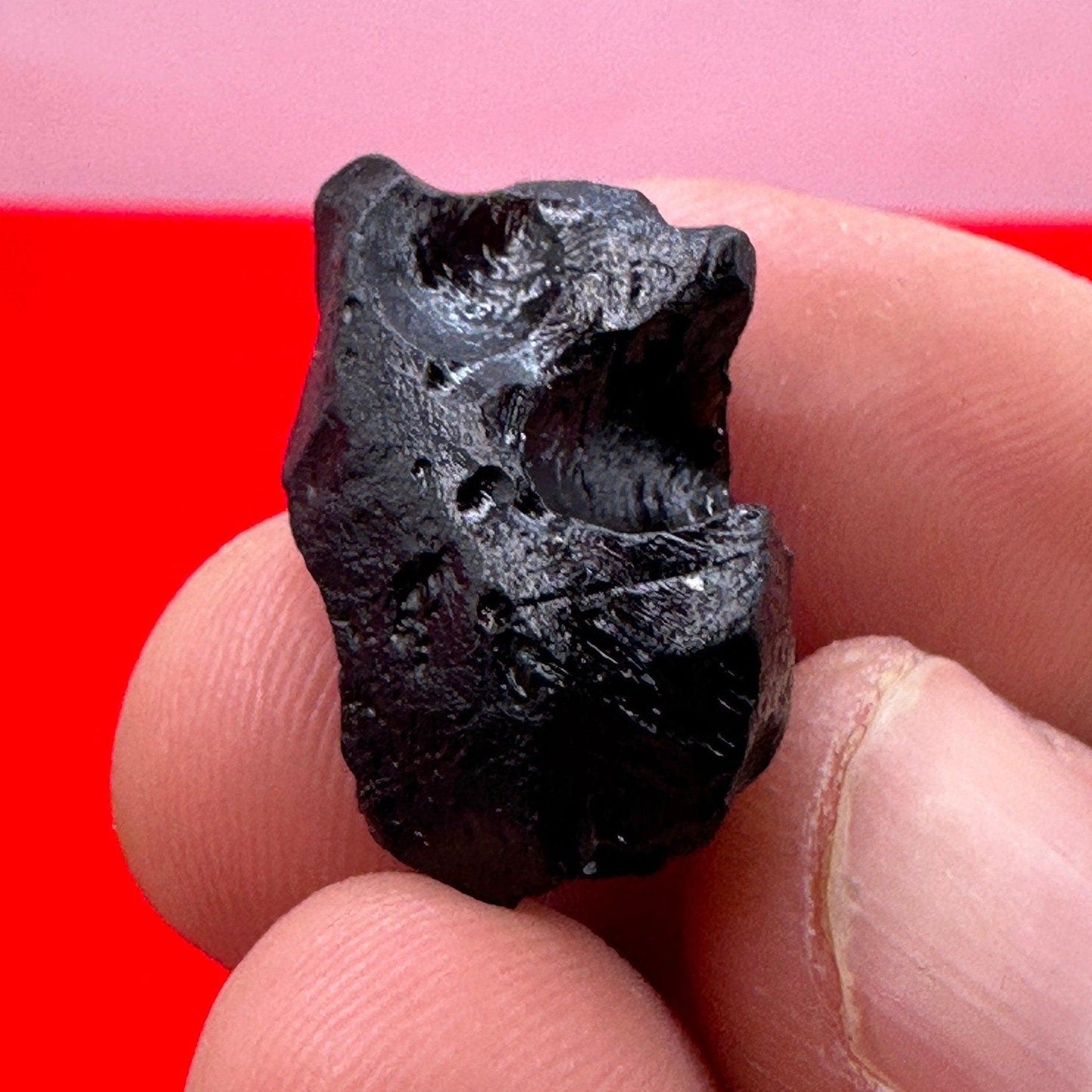 Beautiful Tektite, Indonesia, Indochinite Tektite, Rock Impactite, Energy Work, Reiki, 3.86 grams, Astronomy Gift, Tektite, Space Gift