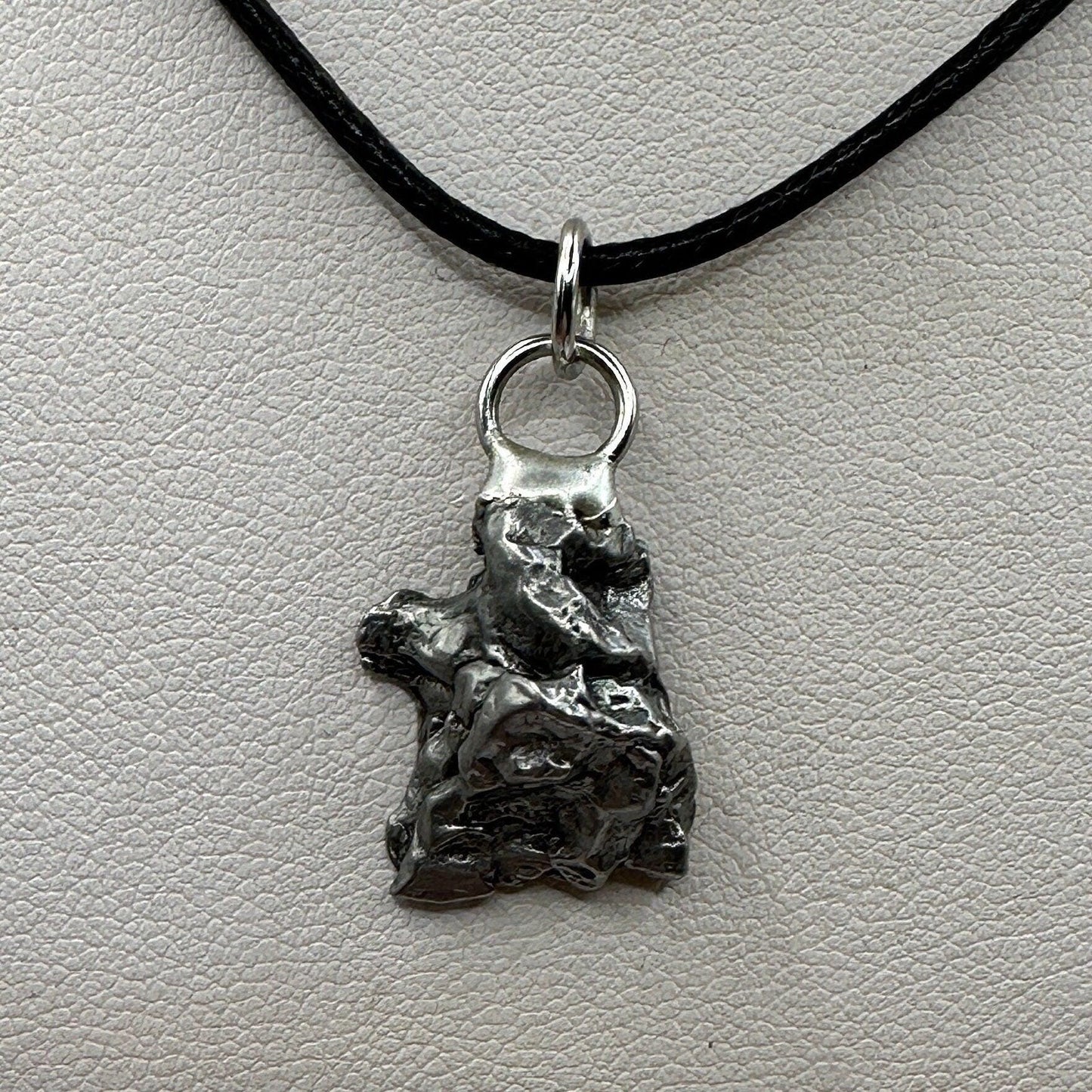 Beautiful Meteorite Campo del Cielo Pendant 5.59 grams, Astronomy Gift, Authentic Meteorite, Meteorite Jewelry, Meteorite Pendant, COA