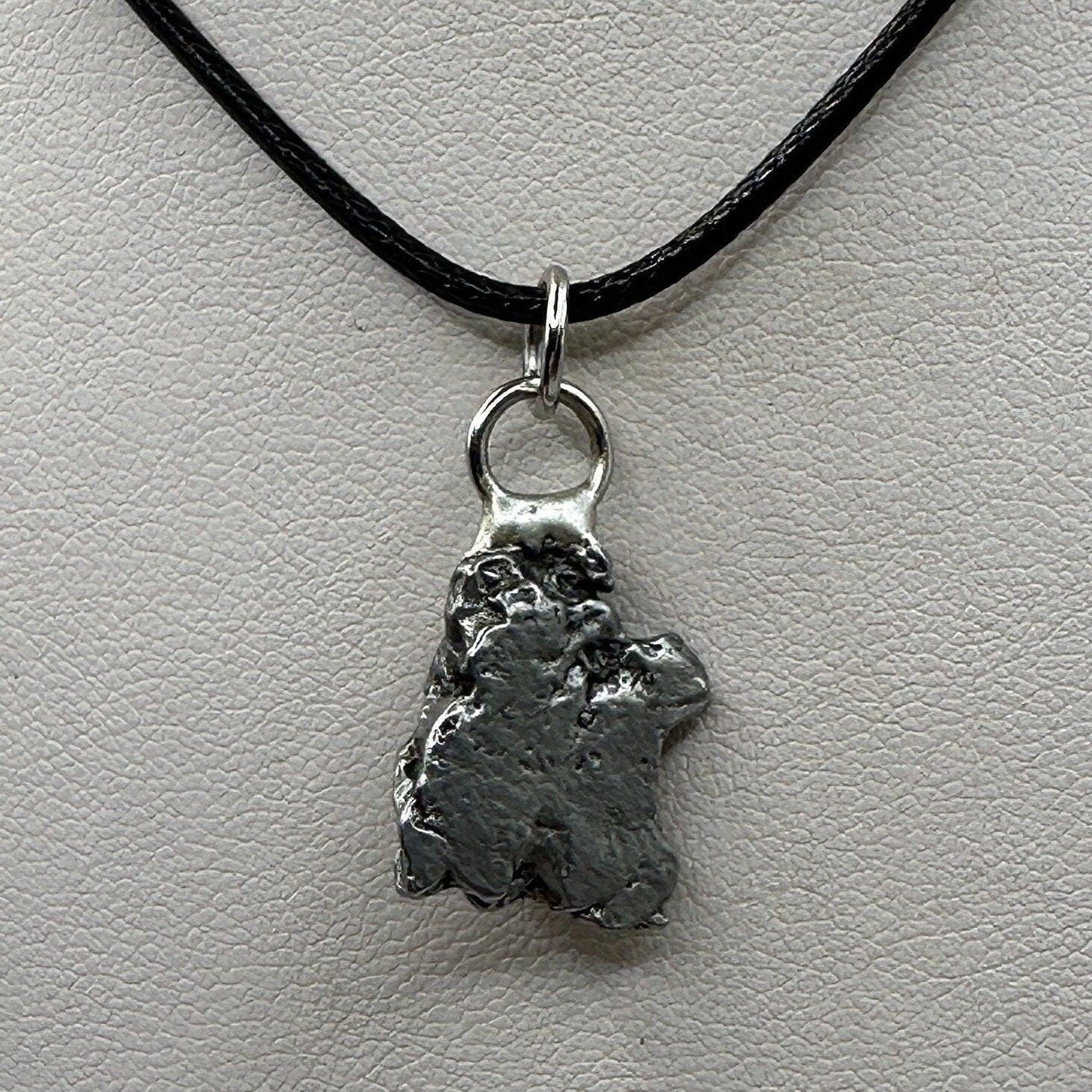 Beautiful Meteorite Campo del Cielo Pendant 5.59 grams, Astronomy Gift, Authentic Meteorite, Meteorite Jewelry, Meteorite Pendant, COA