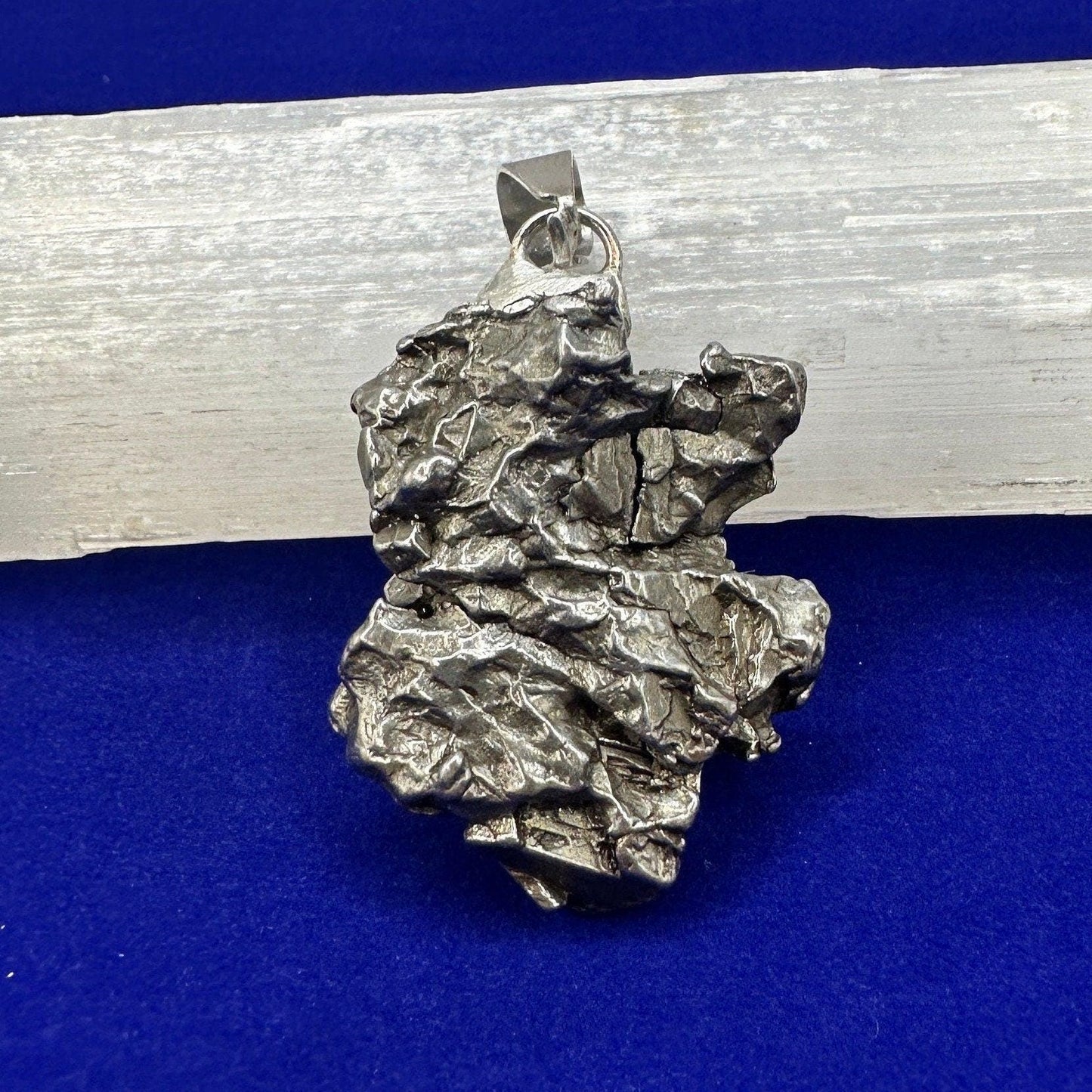 Unique and Rare Campo del Cielo Meteorite Pendant 36.17 grams, Astronomy Gift, Rare Moving Piece, Iron Meteorite, Space Gift, Space