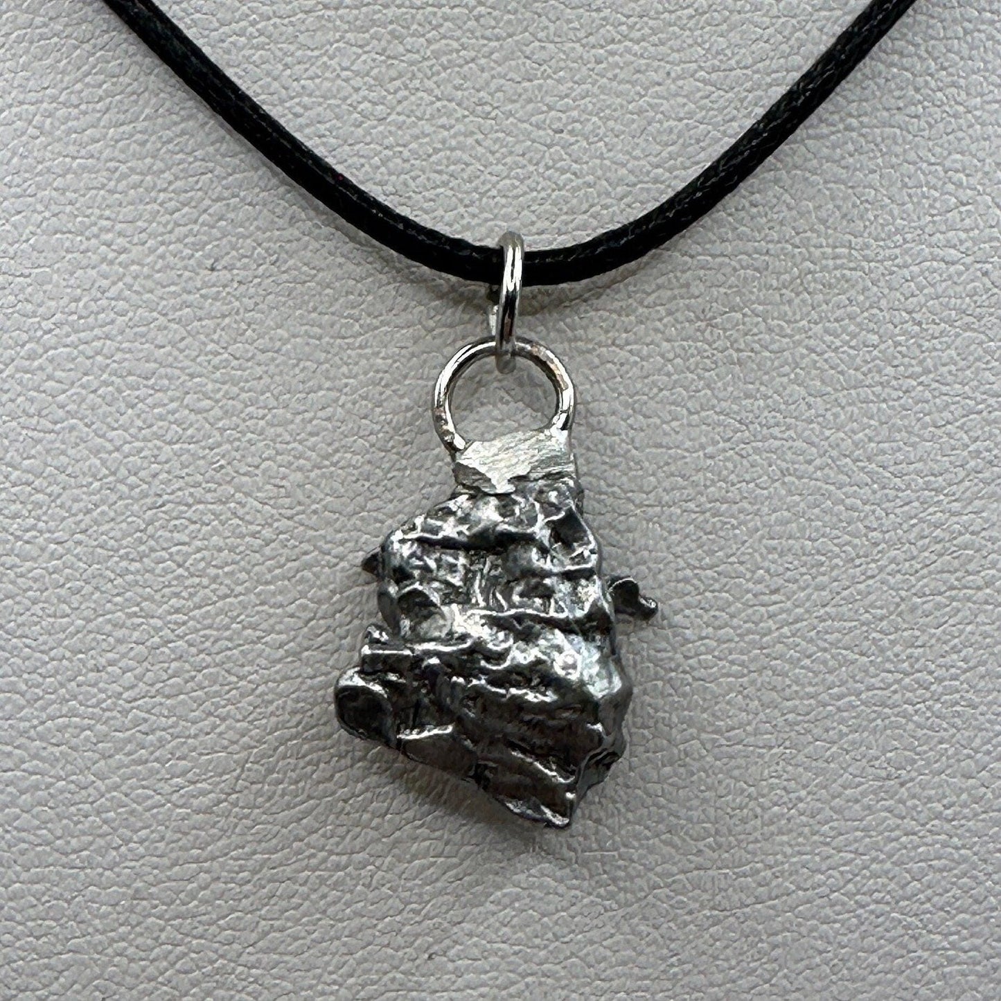 Beautiful Meteorite Campo del Cielo Pendant 5.64 grams, Astronomy Gift, Authentic Meteorite, Meteorite Jewelry, Meteorite Pendant, COA