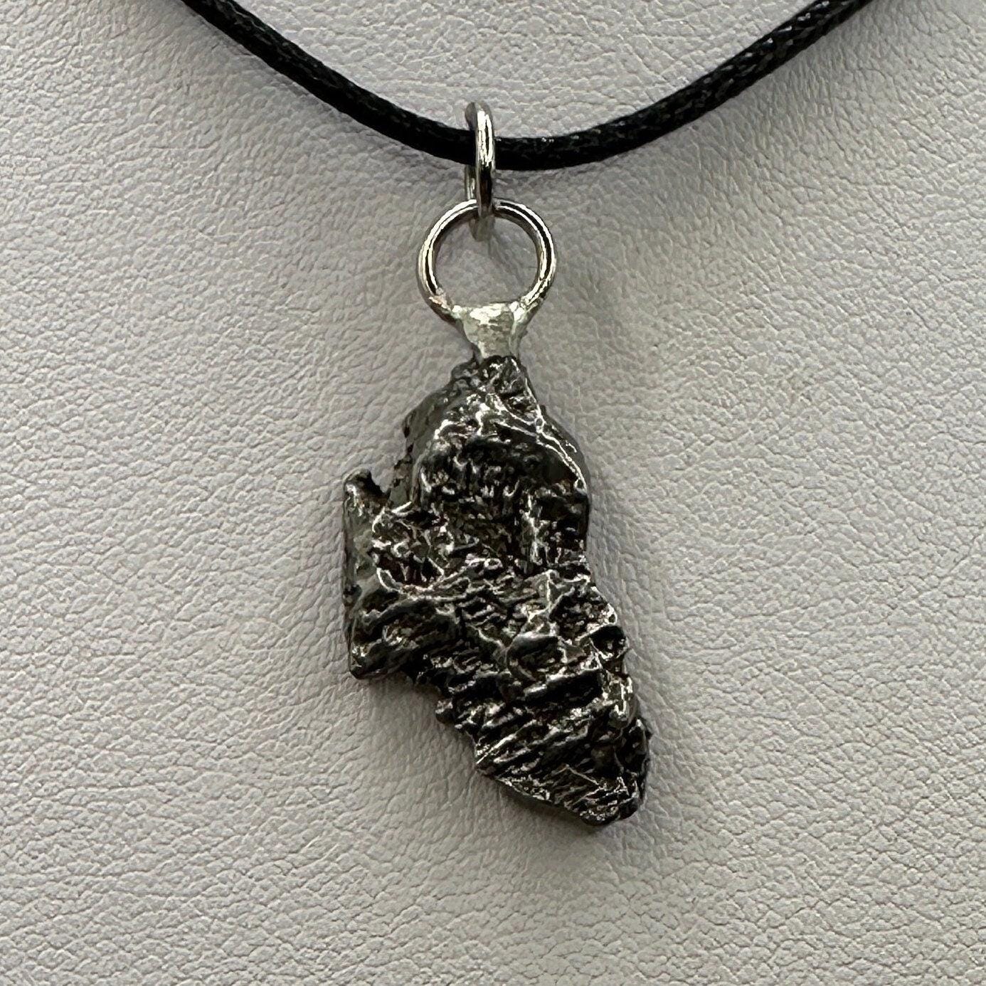 Beautiful Aletai Meteorite Pendant, 5.26 grams, Astronomy Gift, Authentic Meteorite, Meteorite Jewelry, Meteorite Pendant, COA, Space Gift