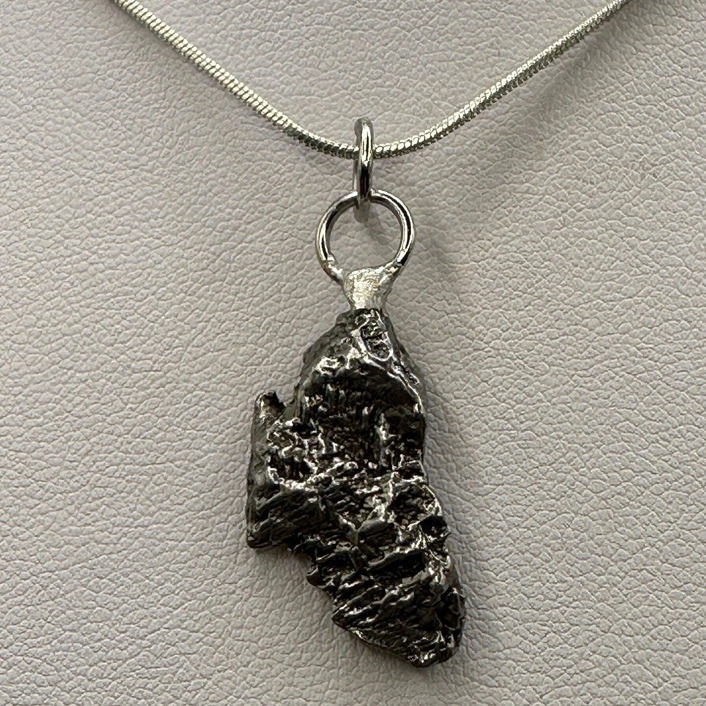 Beautiful Aletai Meteorite Pendant, 5.26 grams, Astronomy Gift, Authentic Meteorite, Meteorite Jewelry, Meteorite Pendant, COA, Space Gift