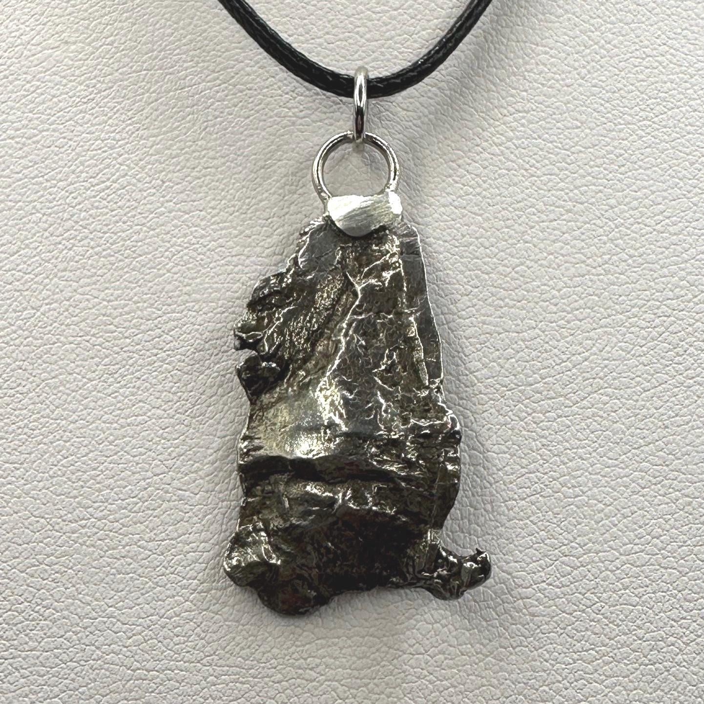 Beautiful Aletai Meteorite Pendant, 7.59 grams, Astronomy Gift, Authentic Meteorite, Meteorite Jewelry, Meteorite Pendant, COA