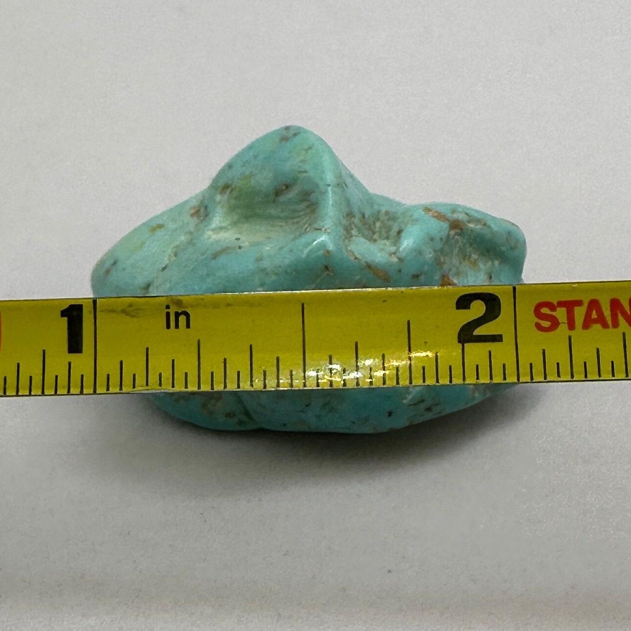 Beautiful High Quality Kingman Turquoise, Nugget, Smooth, Rock Collection, Reiki, Ithica Mine, Arizona Turquoise, 11.18 grams|55.9 carats