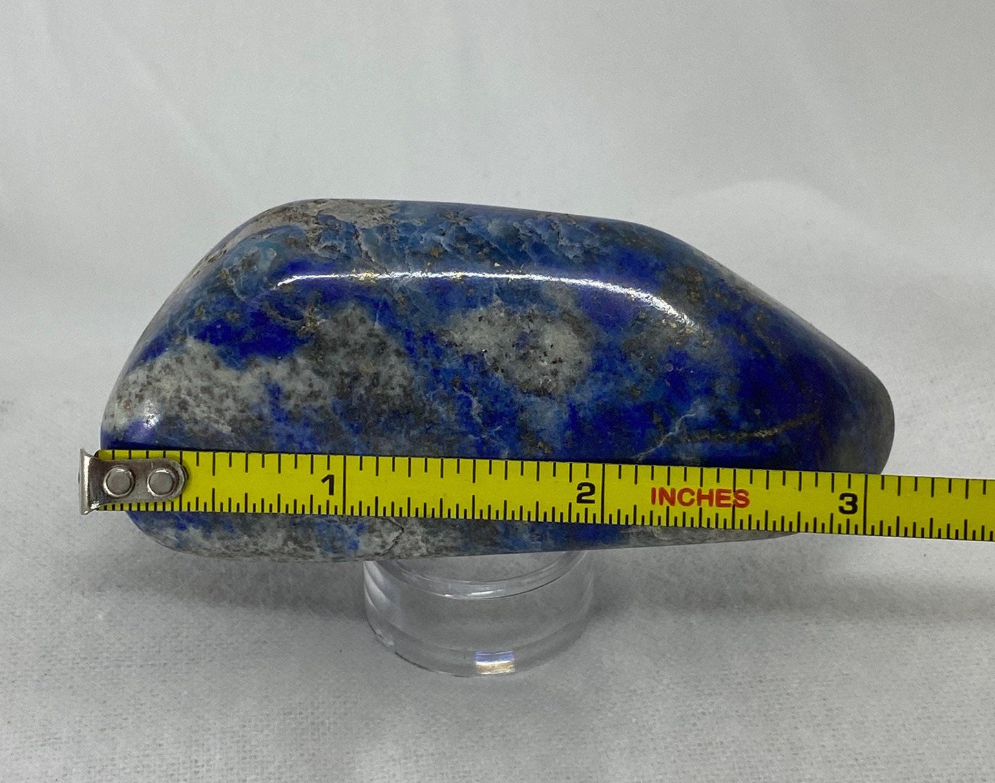 Beautiful High Quality Lapis Lazuli tumbled stone, The perfect addition to any rock collection, 134 grams