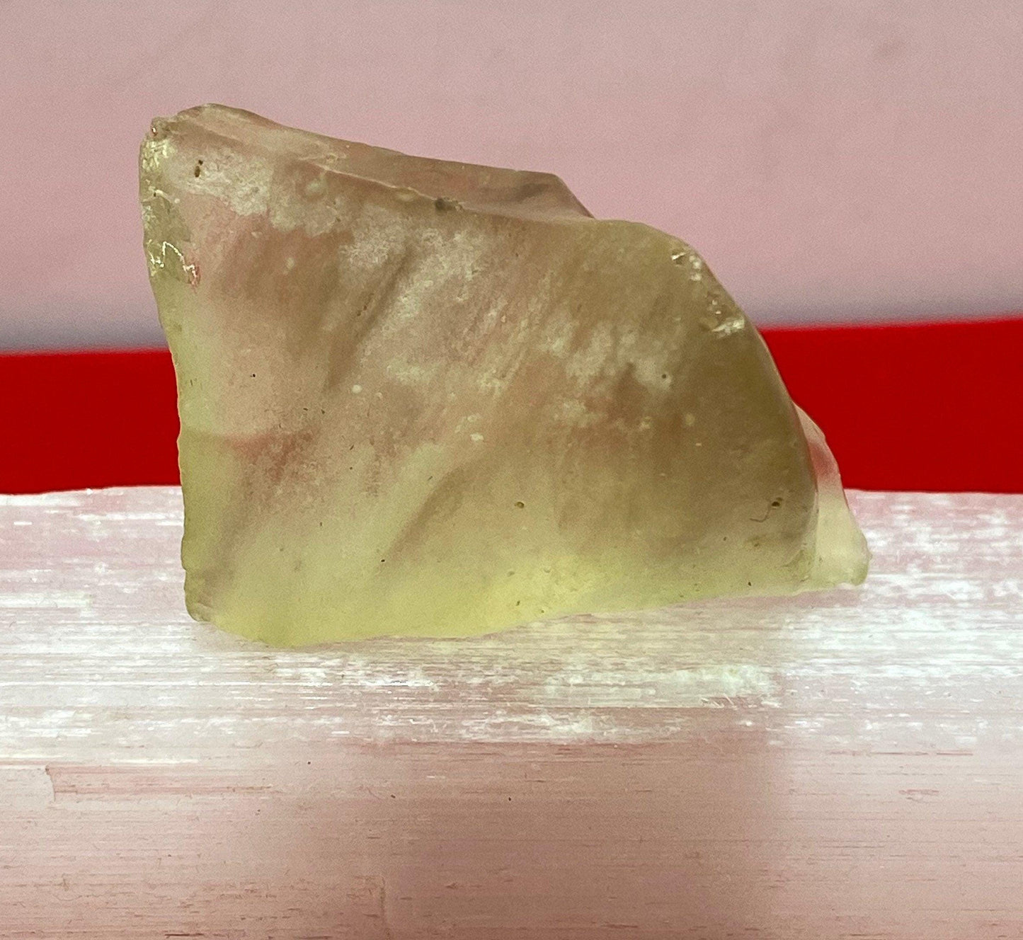 Rare Libyan Desert Glass, Reiki, Libyan Gold Tektite, Golden Moldavite, Manifestation Talisman, Astronomy Gift, 28.52 grams