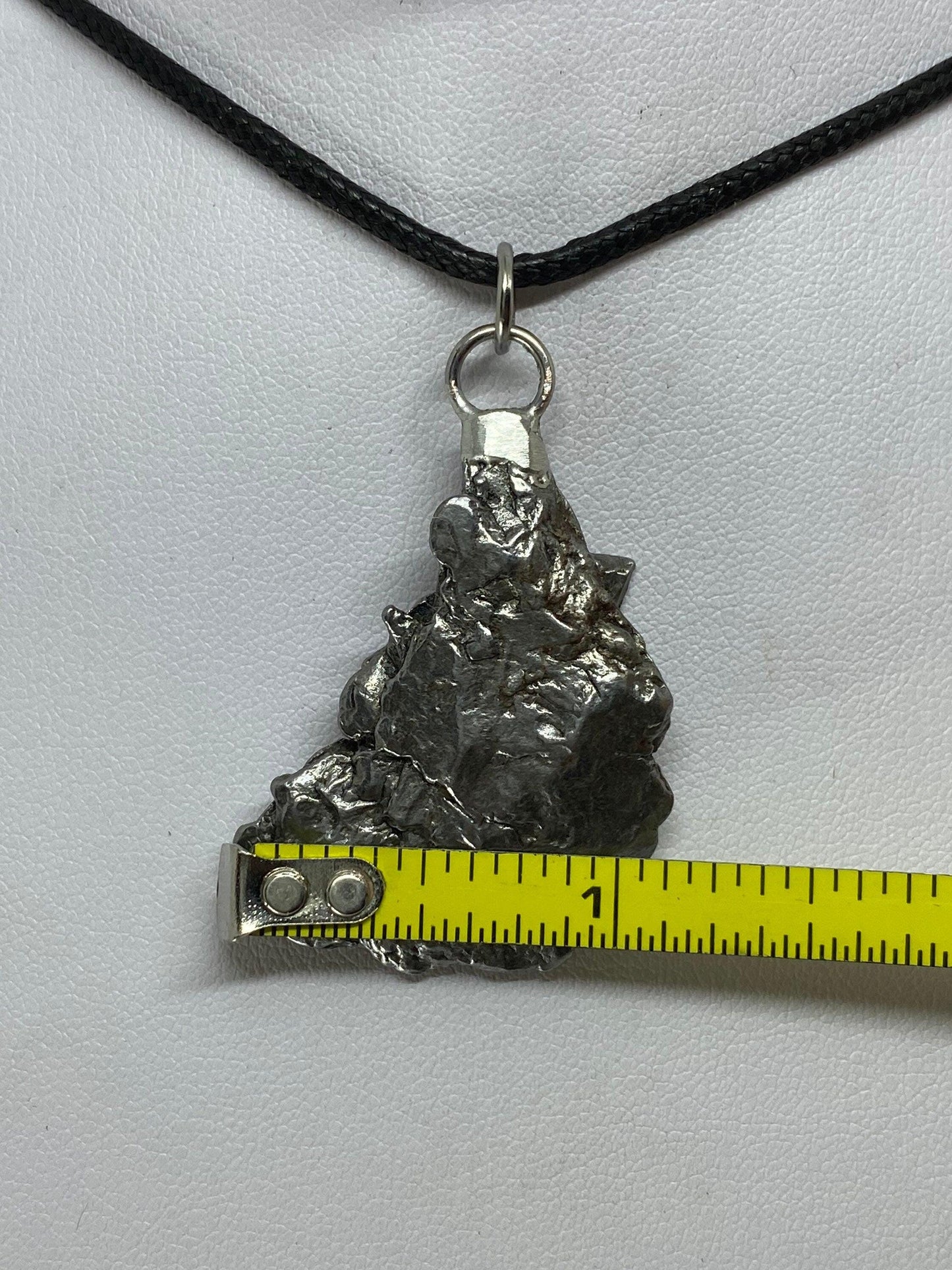 Meteorite Campo del Cielo Pendant 17.00 grams, Beautiful and unique meteorite formation, a gift from the cosmos