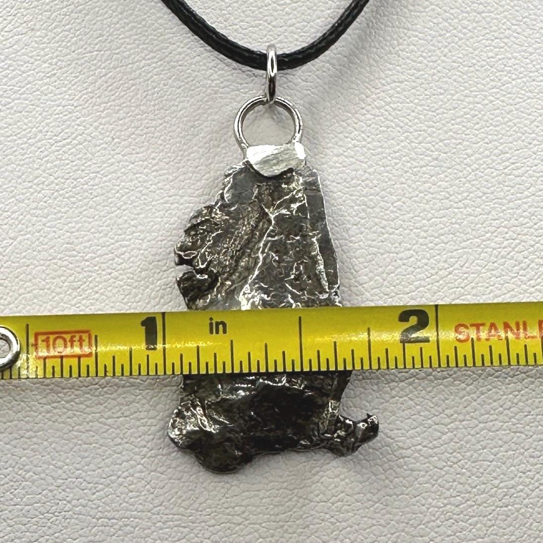 Beautiful Aletai Meteorite Pendant, 7.59 grams, Astronomy Gift, Authentic Meteorite, Meteorite Jewelry, Meteorite Pendant, COA