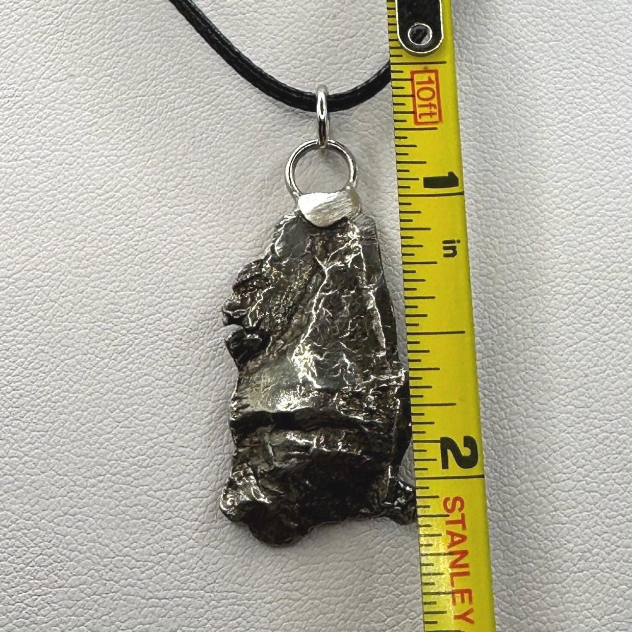 Beautiful Aletai Meteorite Pendant, 7.59 grams, Astronomy Gift, Authentic Meteorite, Meteorite Jewelry, Meteorite Pendant, COA