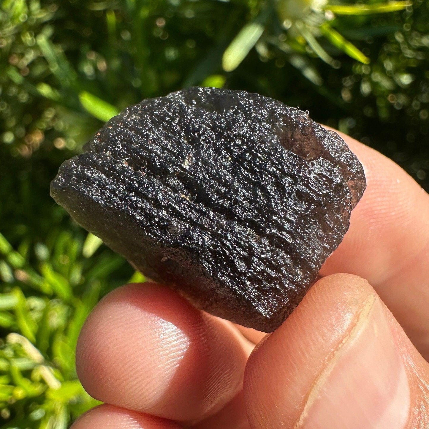 Agni Manitite, Rare Tektite, Pearl of Divine Fire, Indochinite Tektite, Rock Impactite, Reiki, Java, Indonesia, 10.32 grams, Astronomy Gift