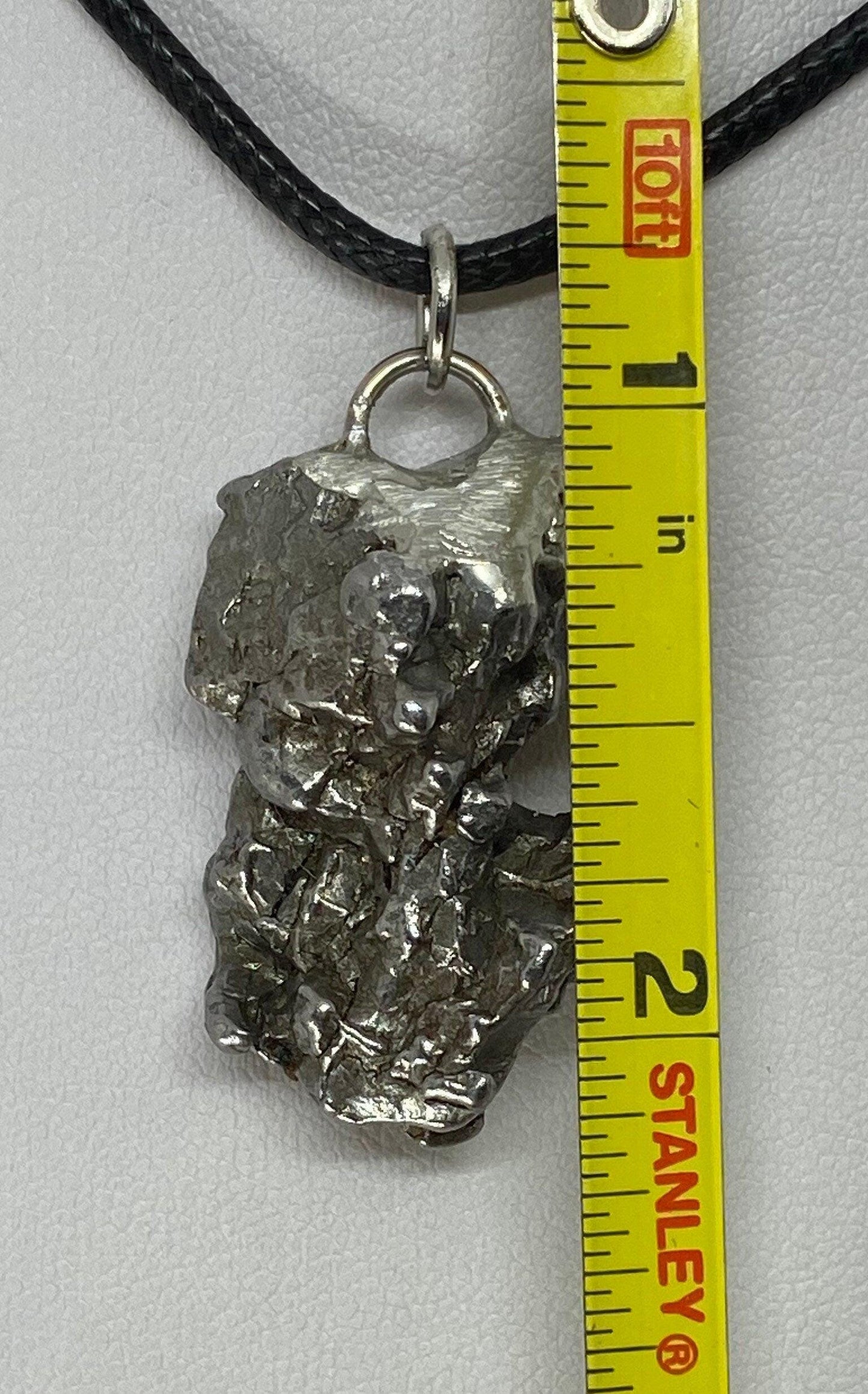 Beautiful Meteorite Campo del Cielo Pendant 19.67 grams, Astronomy Gift, Authentic Meteorite, Space Gift, Handmade Jewelry, Meteorite