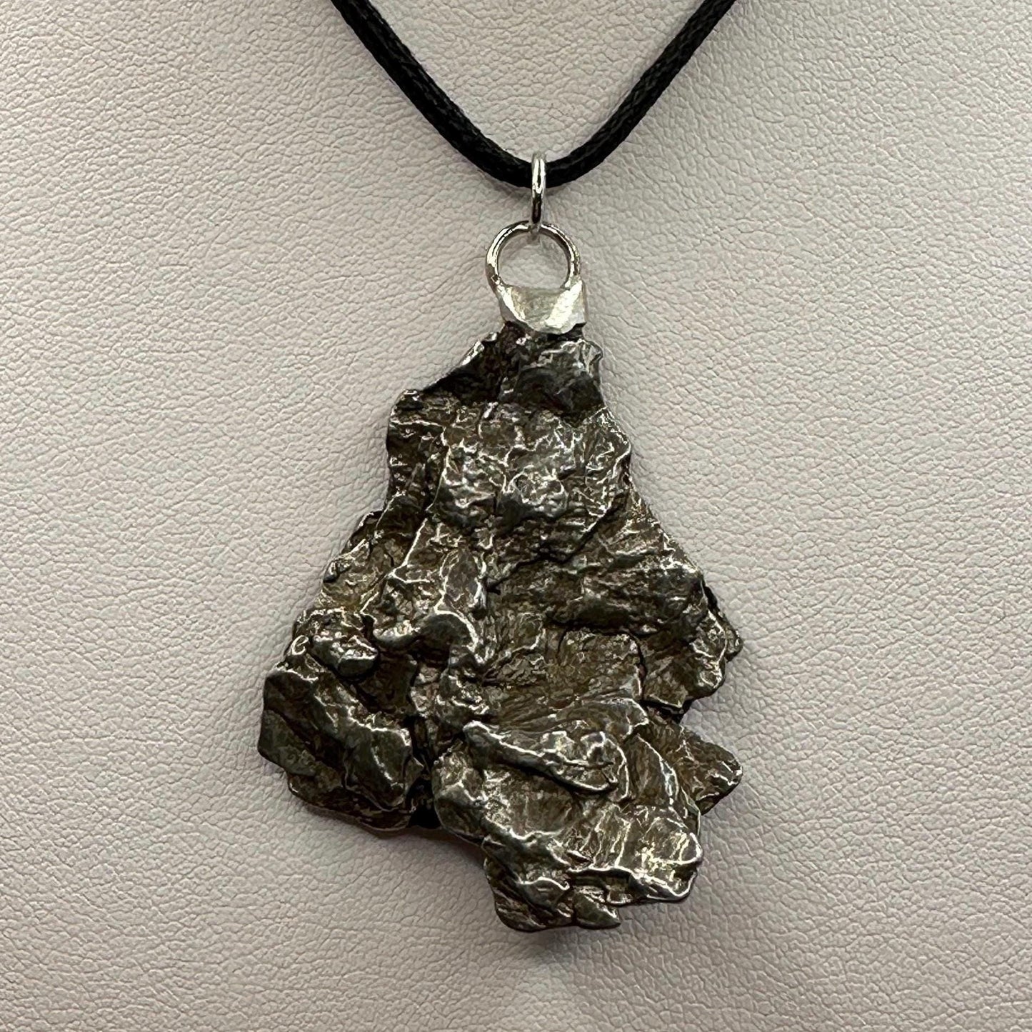 Unique and Rare Campo del Cielo Meteorite Pendant 21.02 grams, Astronomy Gift, Rare Moving Piece, Iron Meteorite, Space Gift, Space