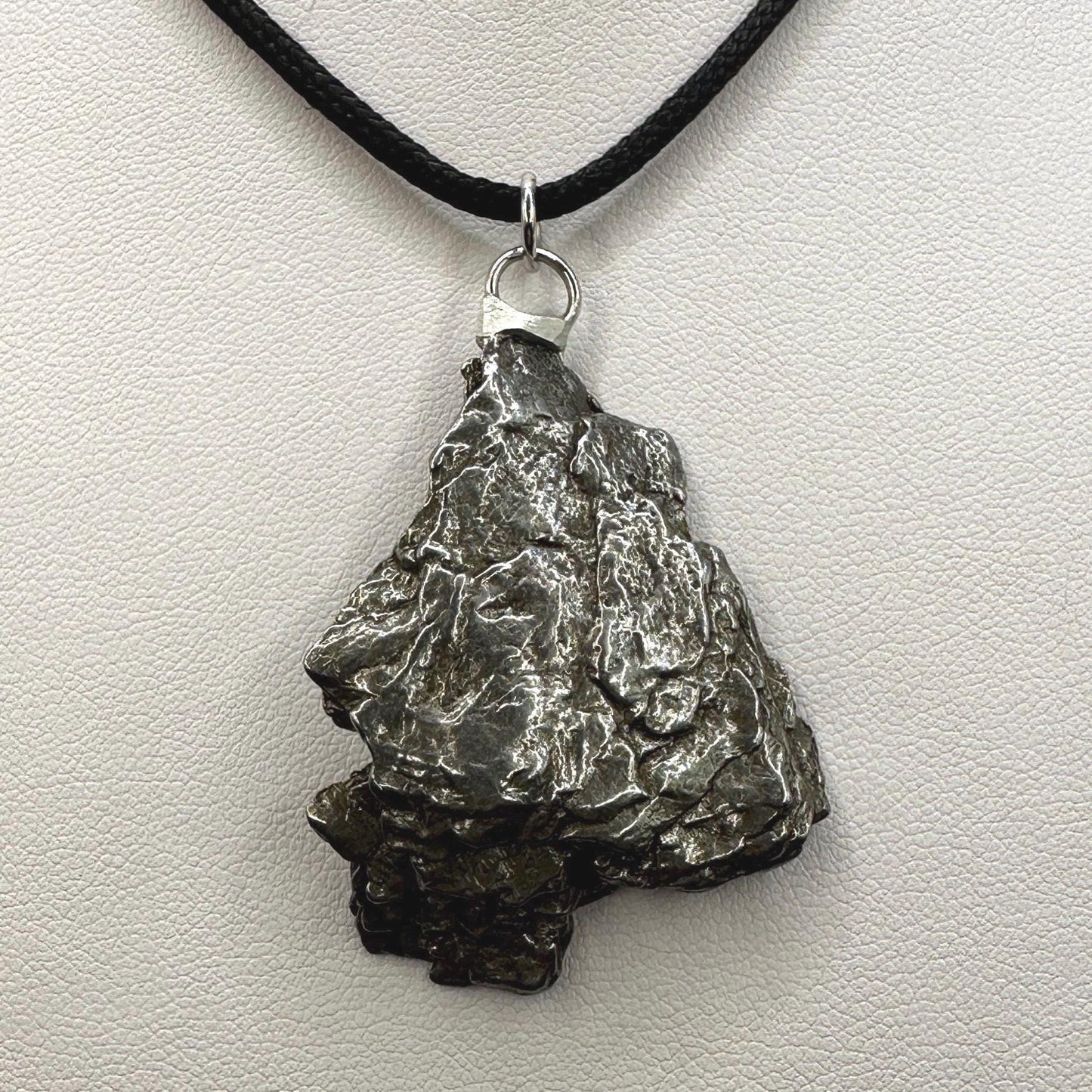 Unique and Rare Campo del Cielo Meteorite Pendant 21.02 grams, Astronomy Gift, Rare Moving Piece, Iron Meteorite, Space Gift, Space