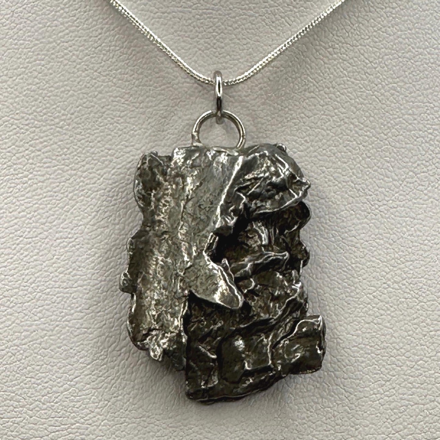 Beautiful Meteorite Campo del Cielo Pendant 20.21 grams, Astronomy Gift, Authentic Meteorite, Meteorite Jewelry, Meteorite Pendant, COA