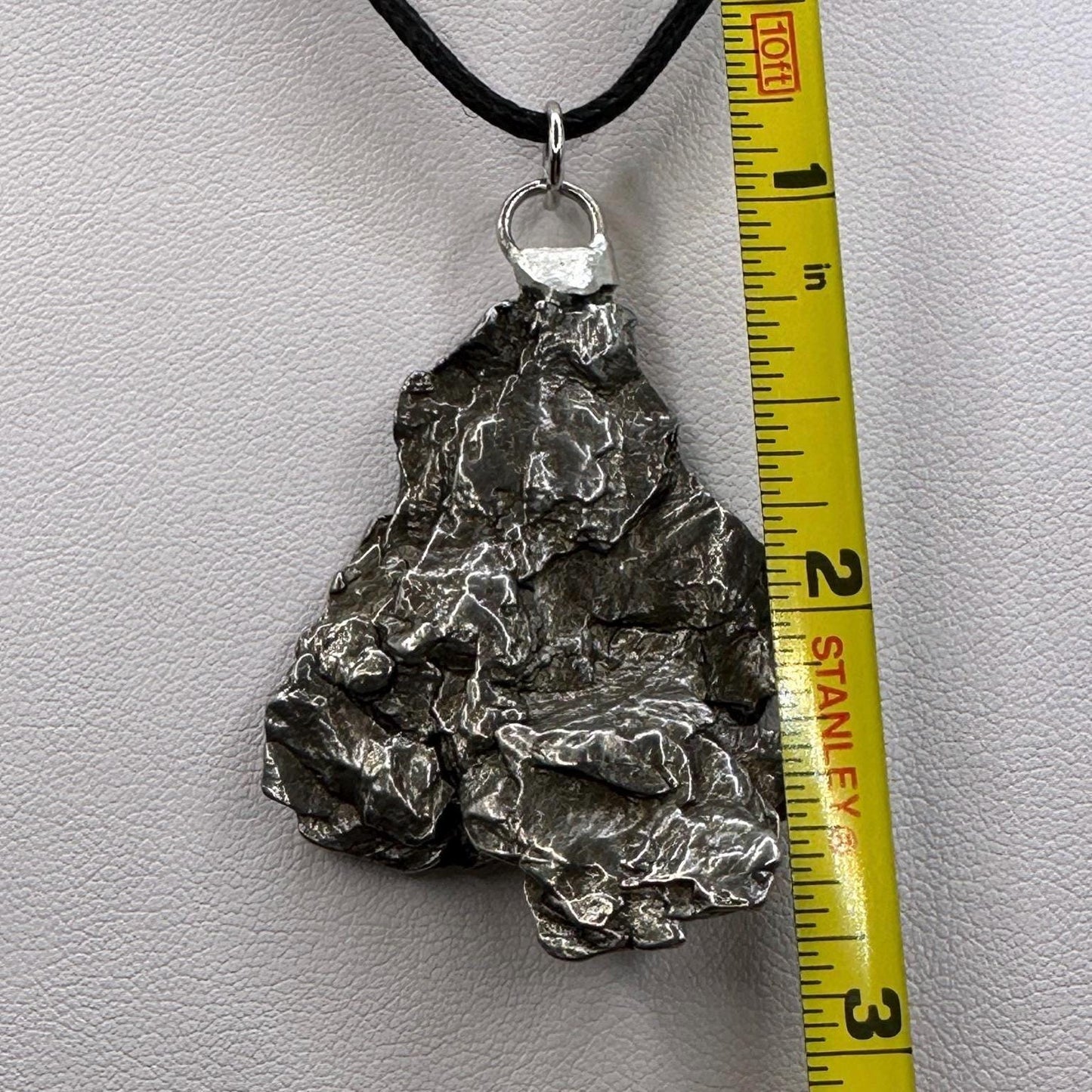 Unique and Rare Campo del Cielo Meteorite Pendant 21.02 grams, Astronomy Gift, Rare Moving Piece, Iron Meteorite, Space Gift, Space