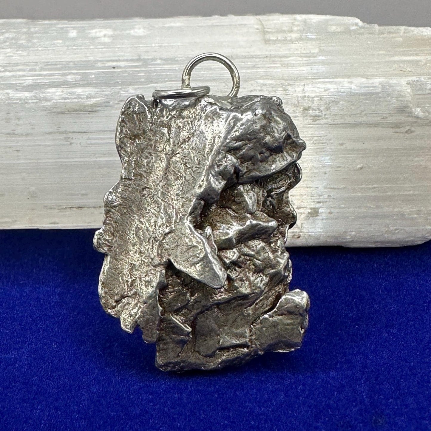 Beautiful Meteorite Campo del Cielo Pendant 20.21 grams, Astronomy Gift, Authentic Meteorite, Meteorite Jewelry, Meteorite Pendant, COA